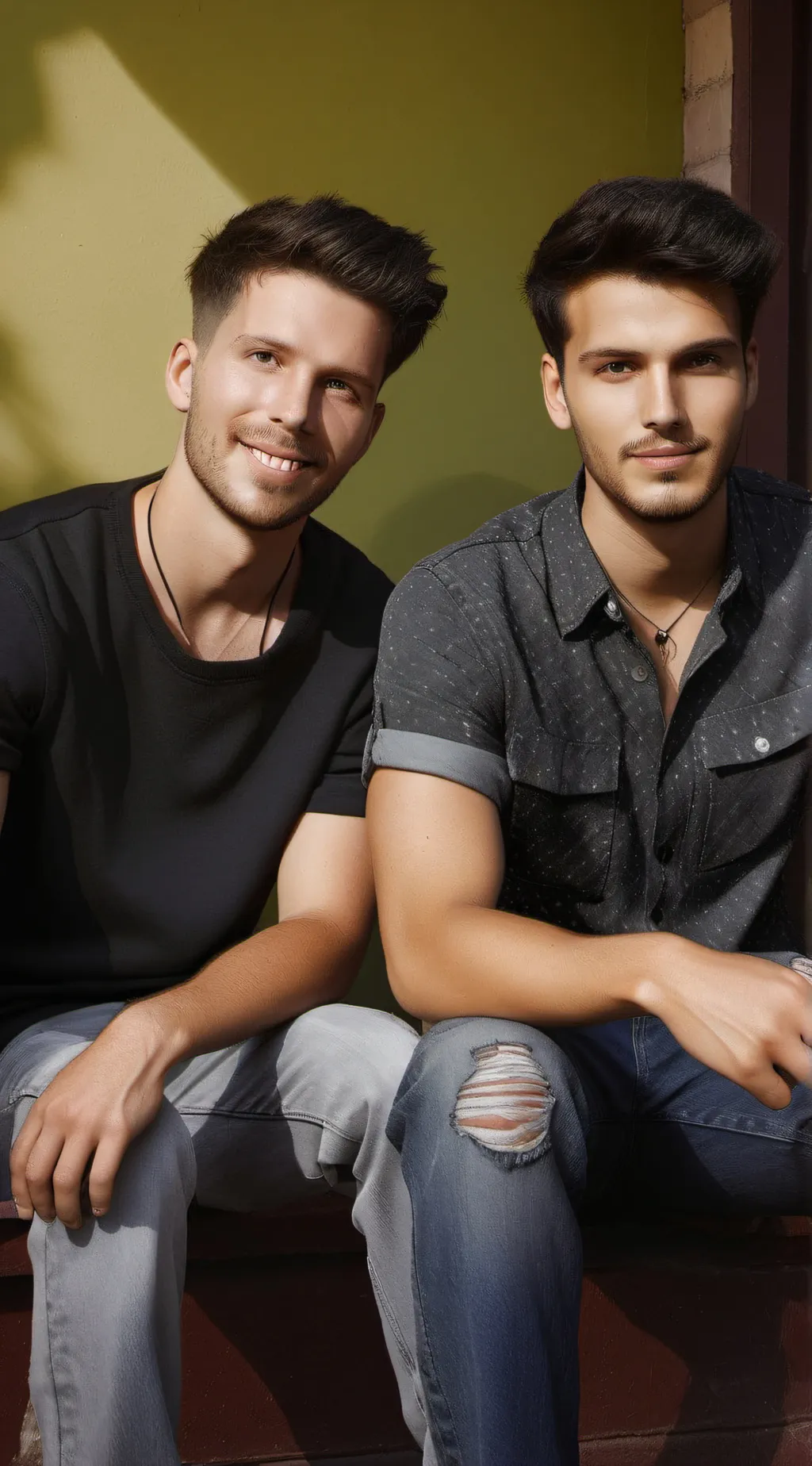 ai character: nick and jack  background