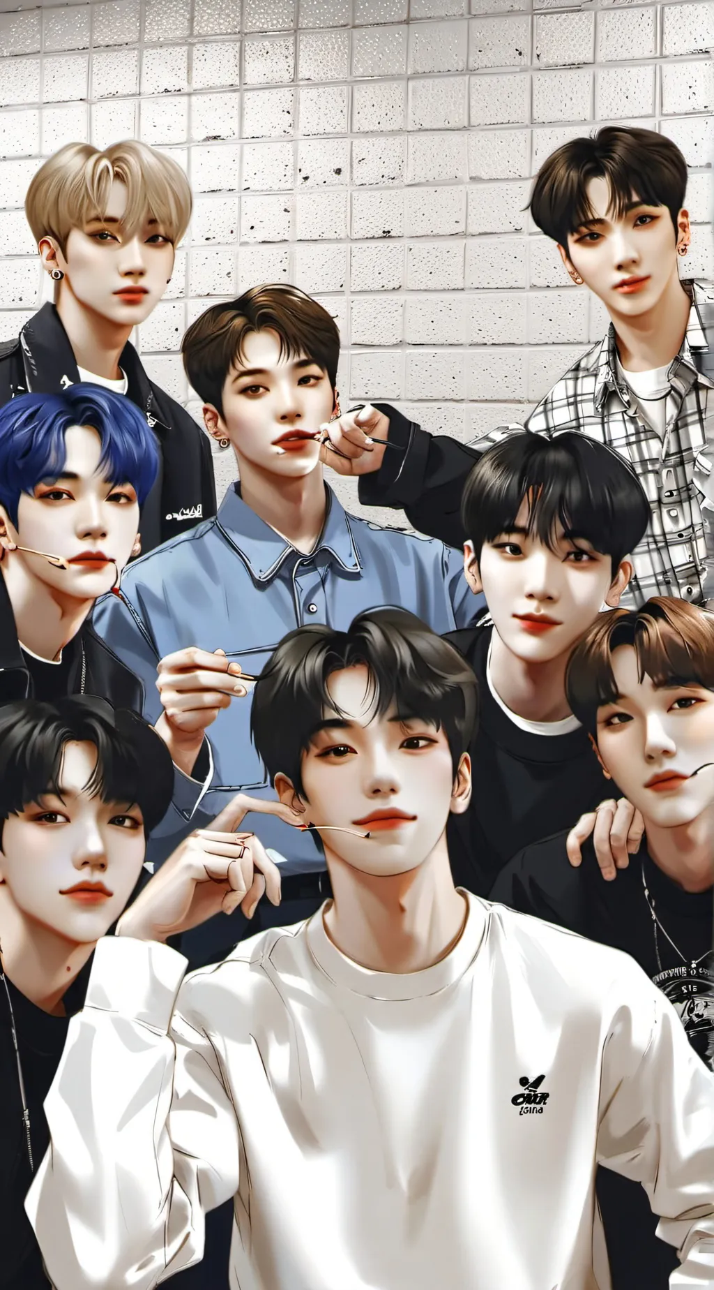 ai character: *☆SKZ☆* background