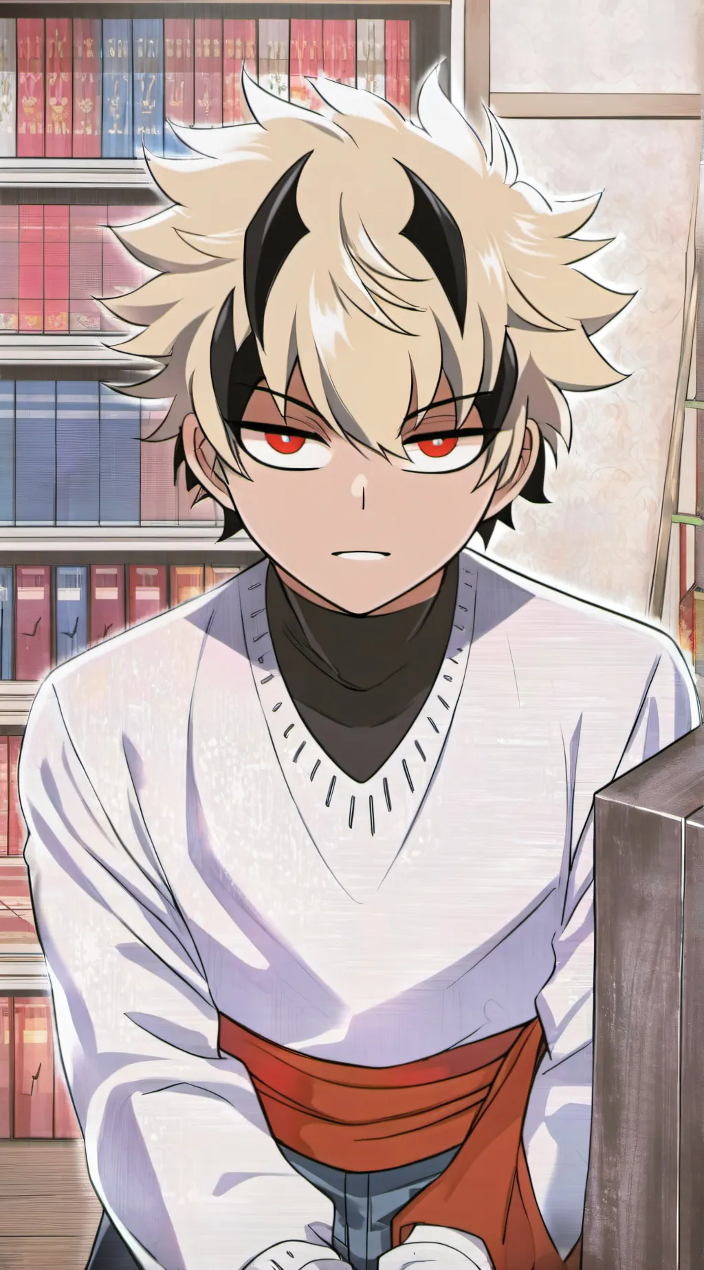 ai character: izuku midoriya  background