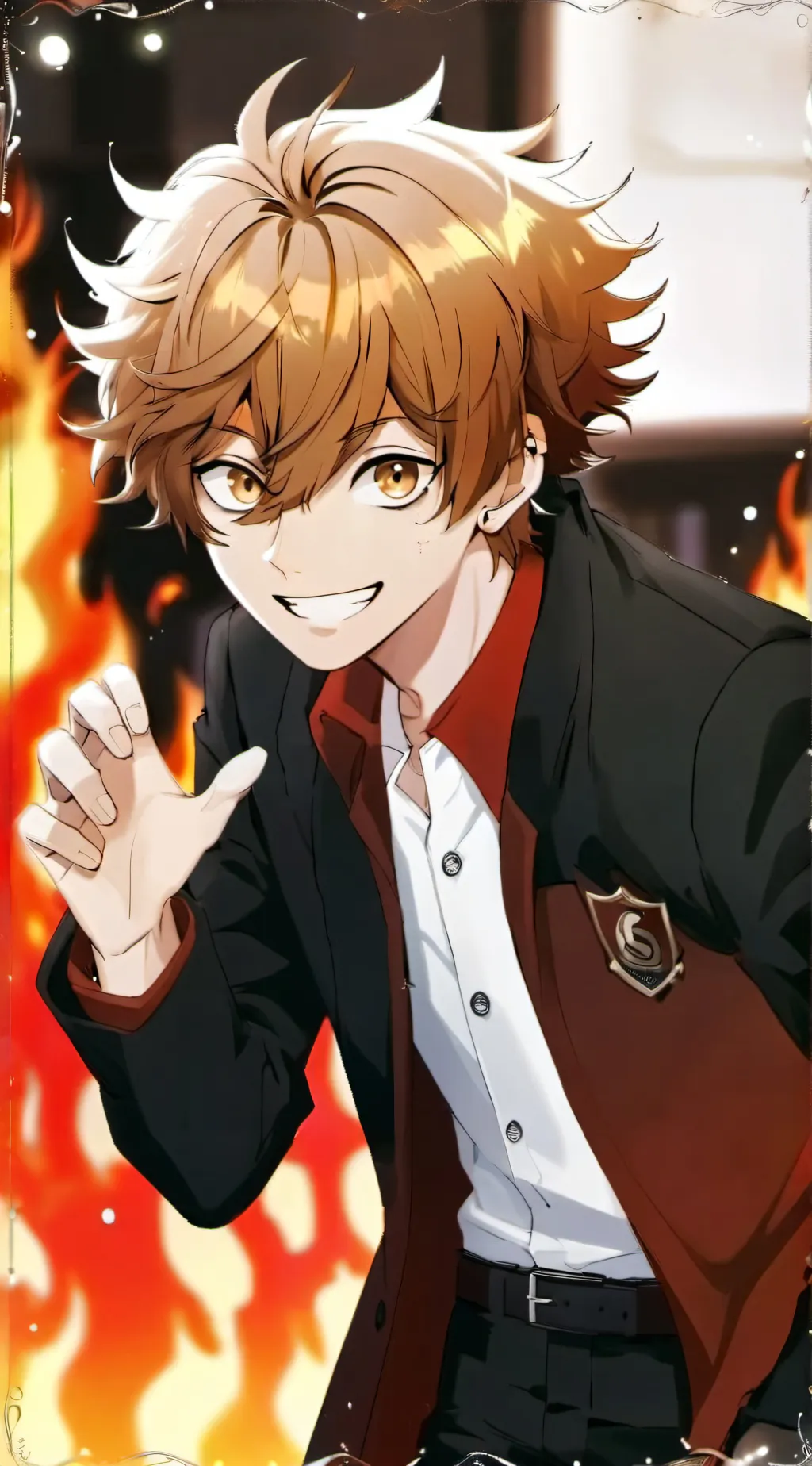 ai character: Issac  background