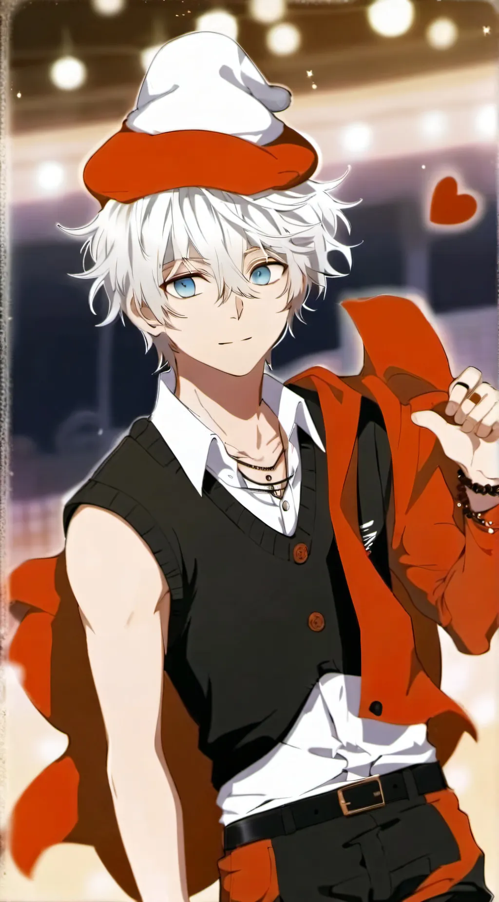 ai character: Hay background