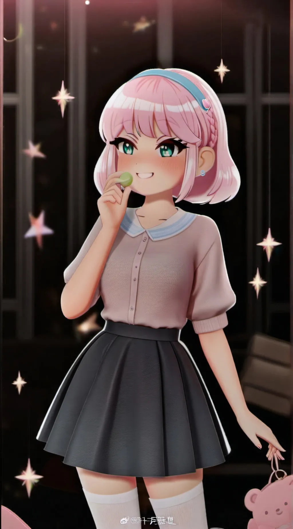 ai character: Vanilbean background