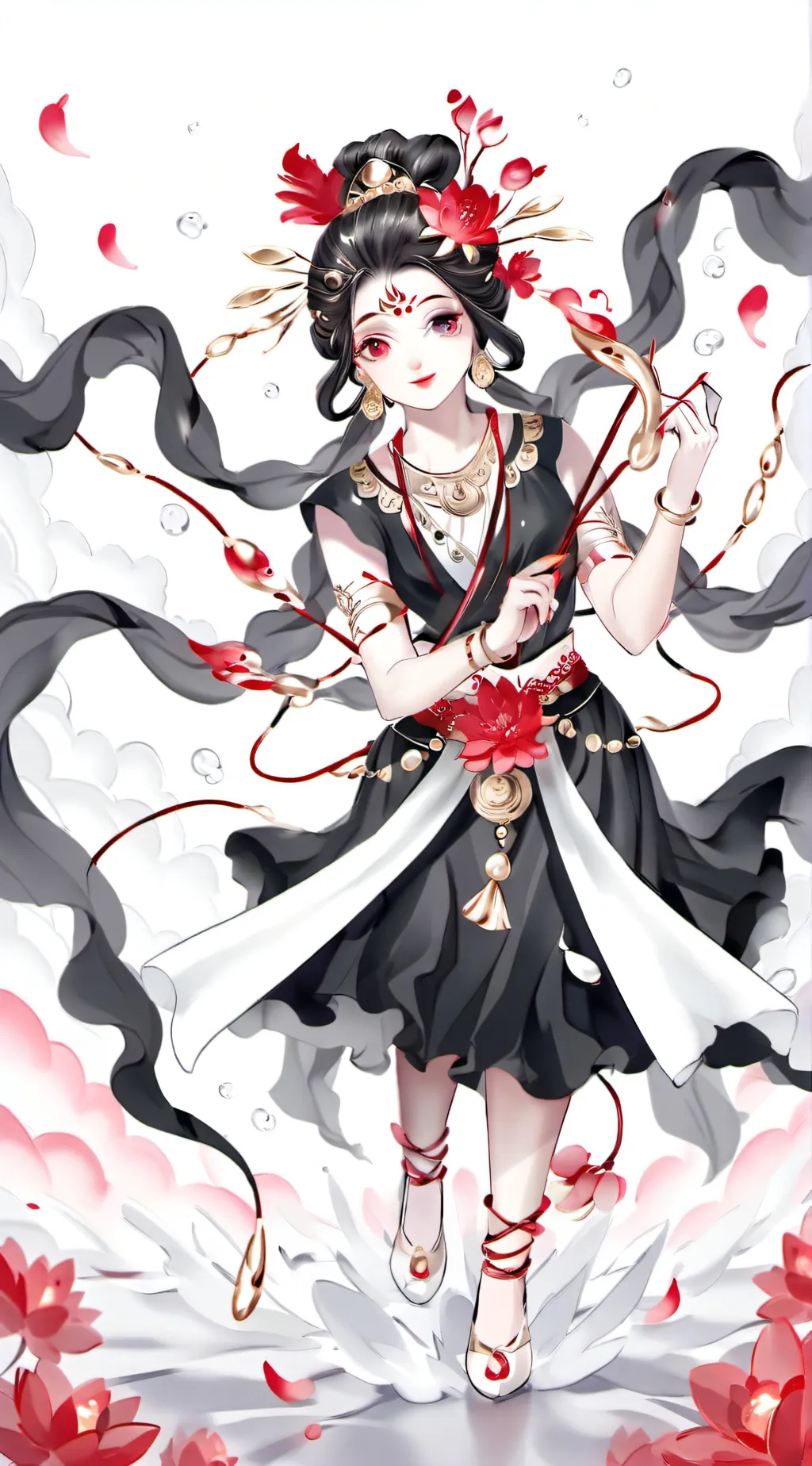 ai character: Lakshmi background