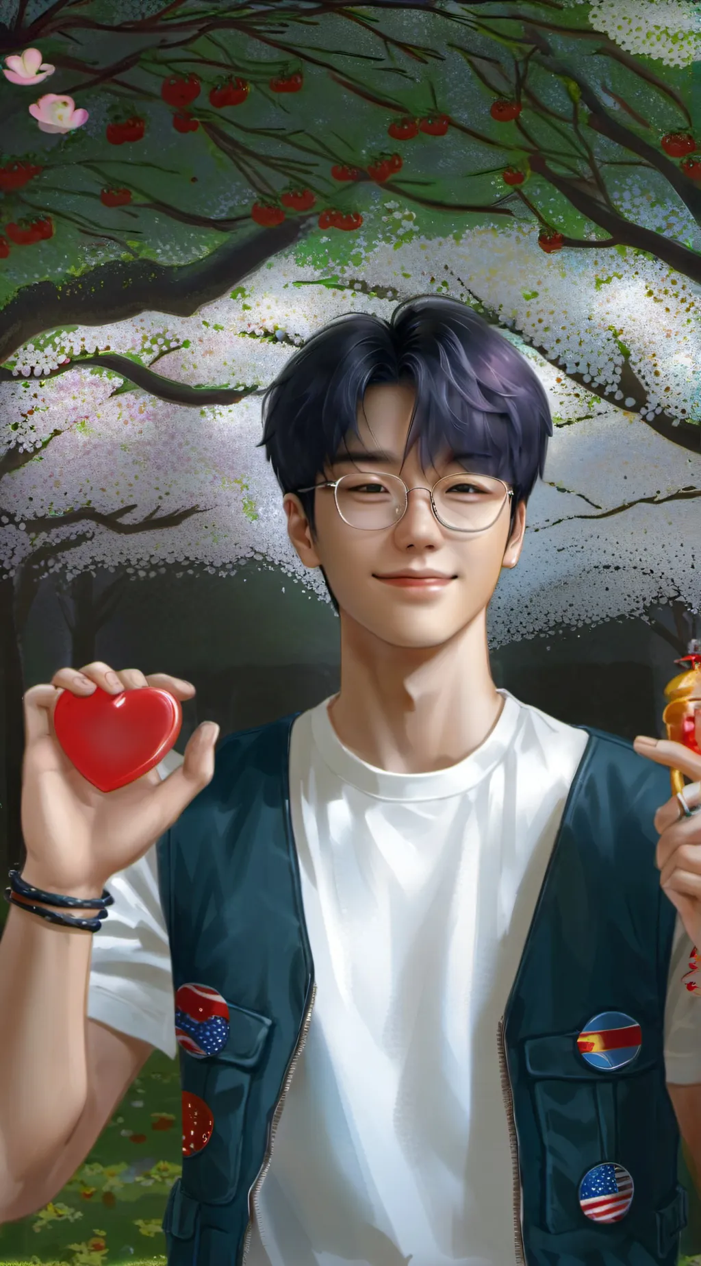 ai character: Jay park  background