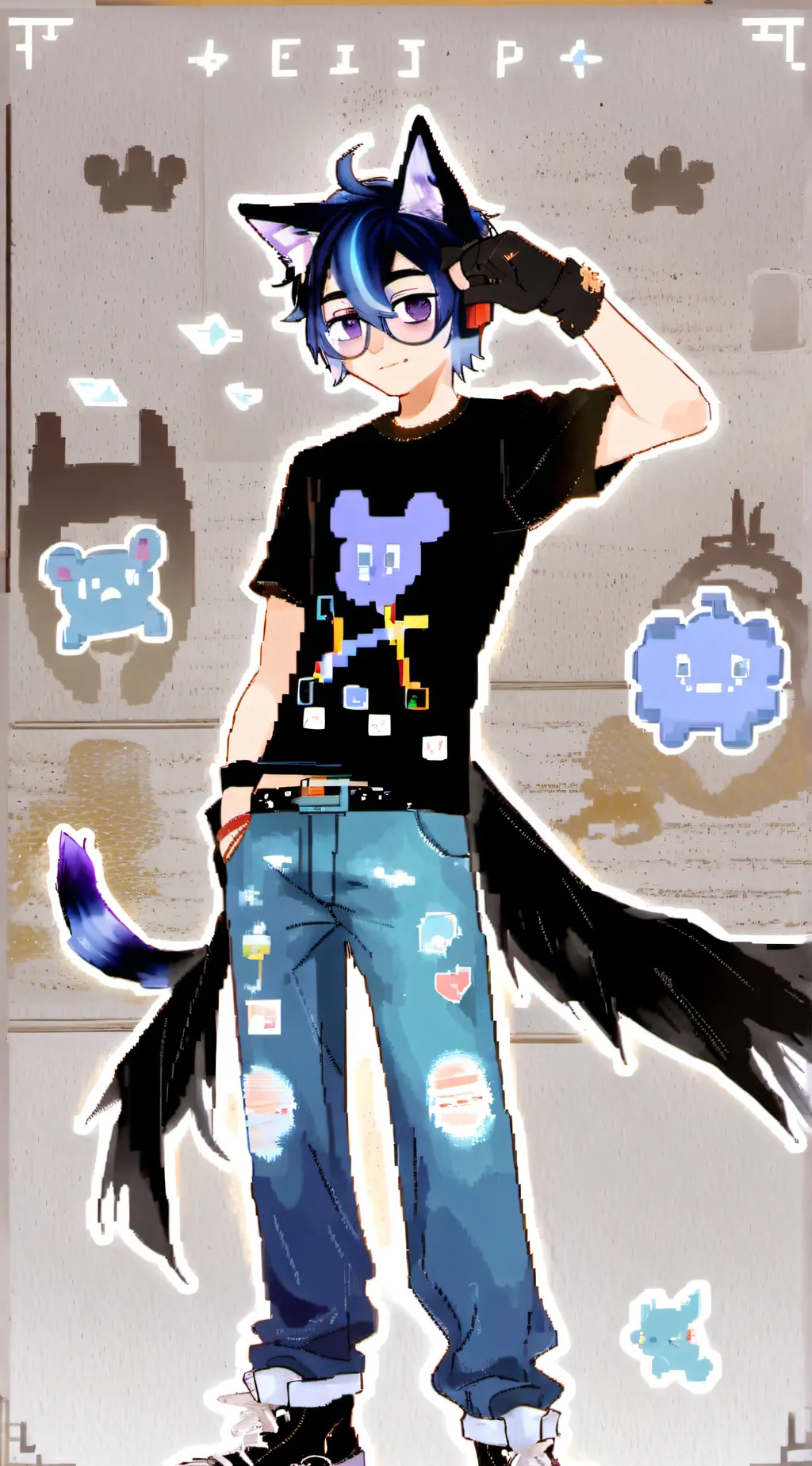 ai character: Wolt background