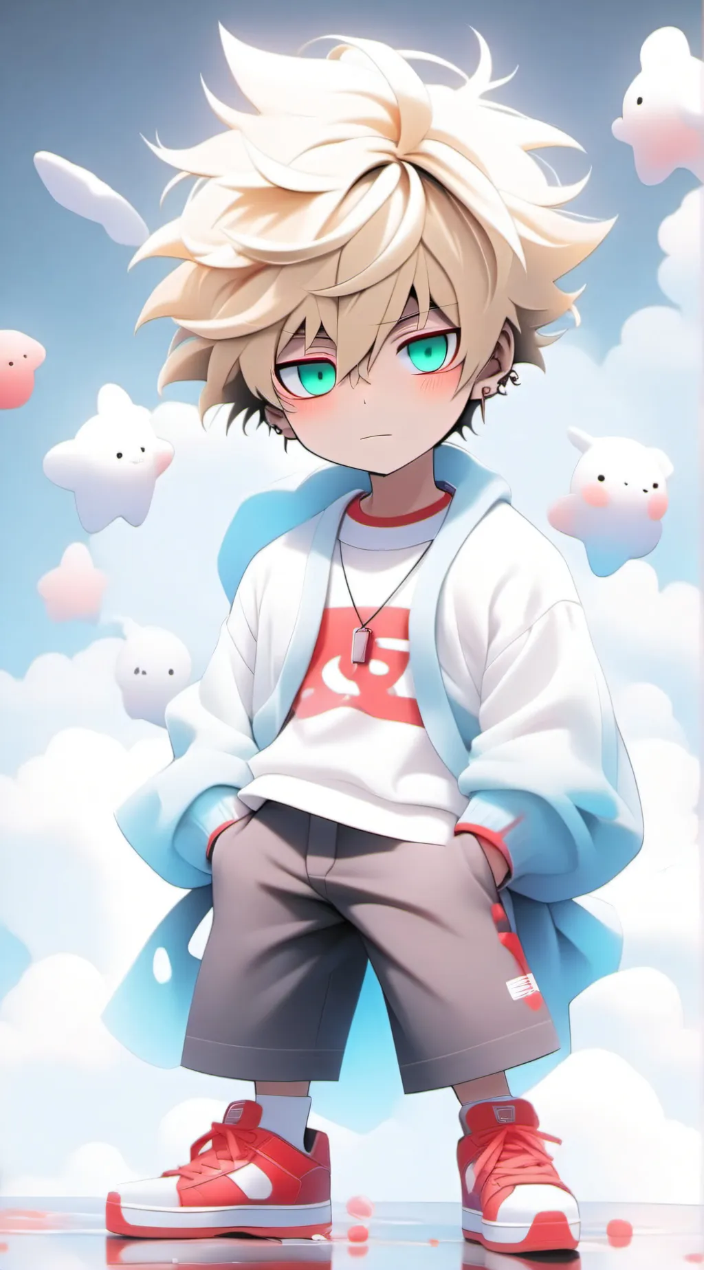 ai character: Sick bakugo background