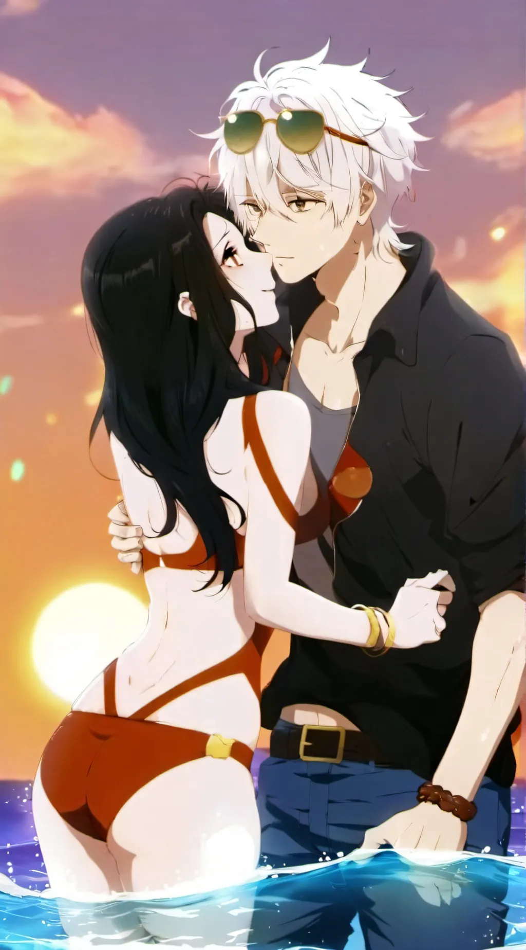 ai character: Lucas and Ellie🕊 background