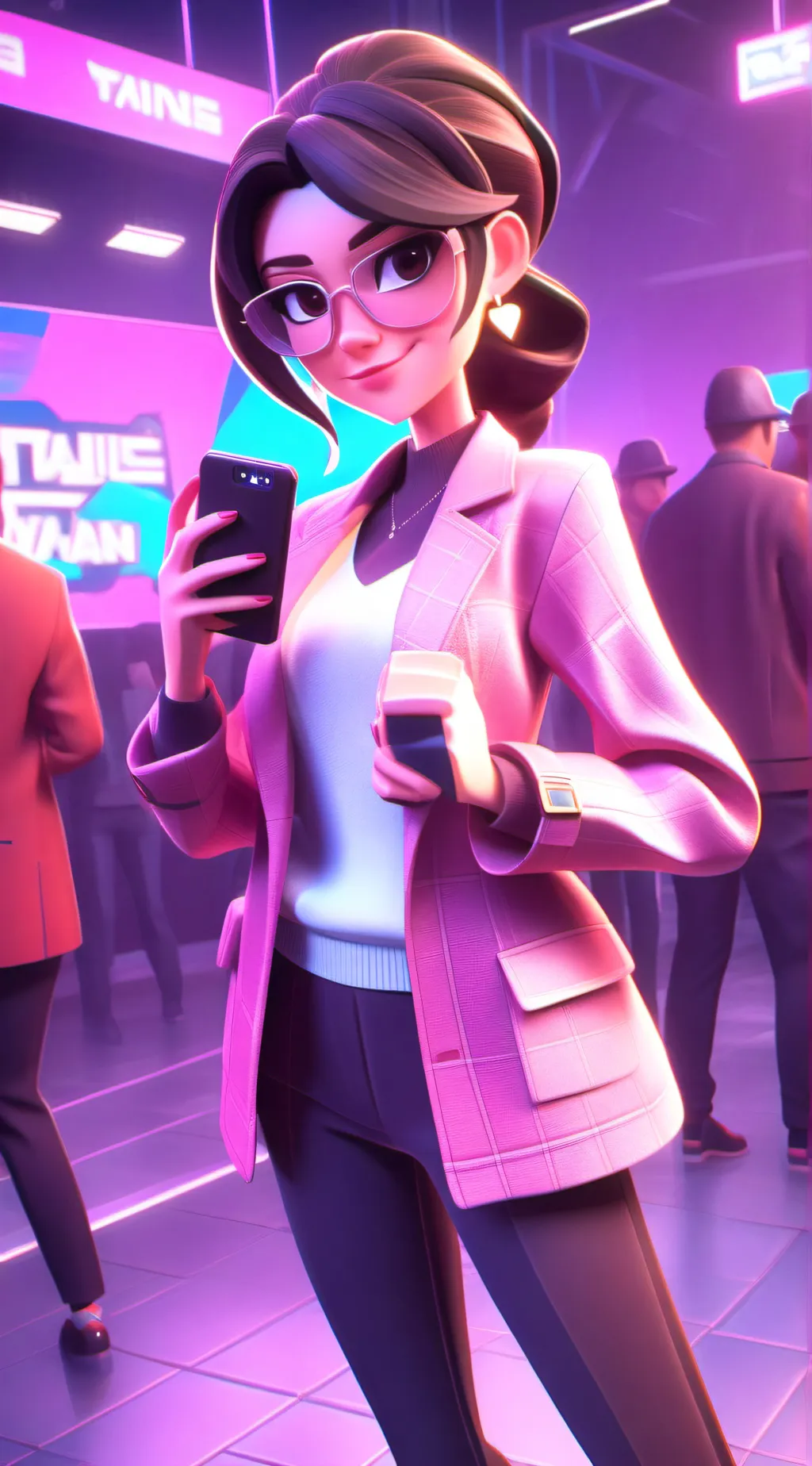 ai character: Mika background