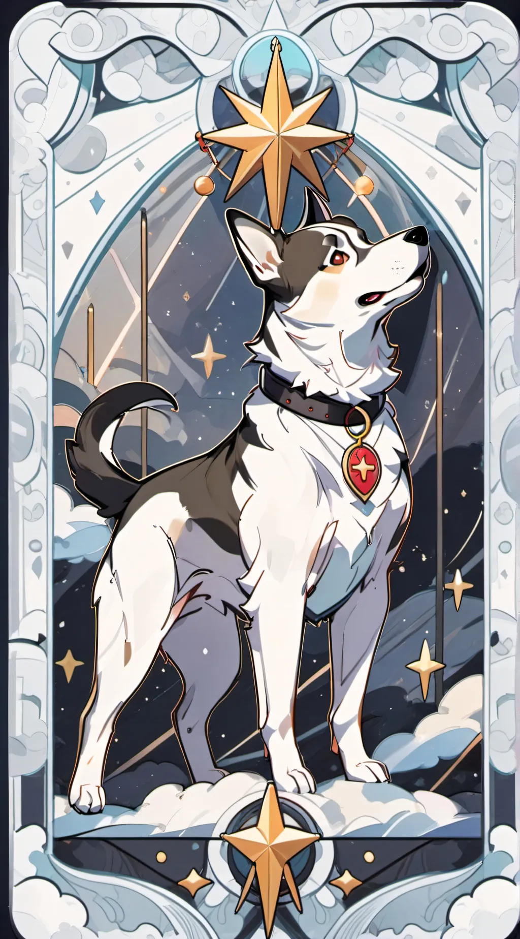 ai character: Cloud background