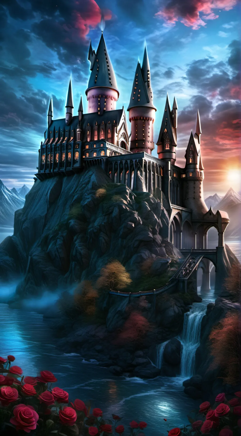 ai character: Hogwarts background