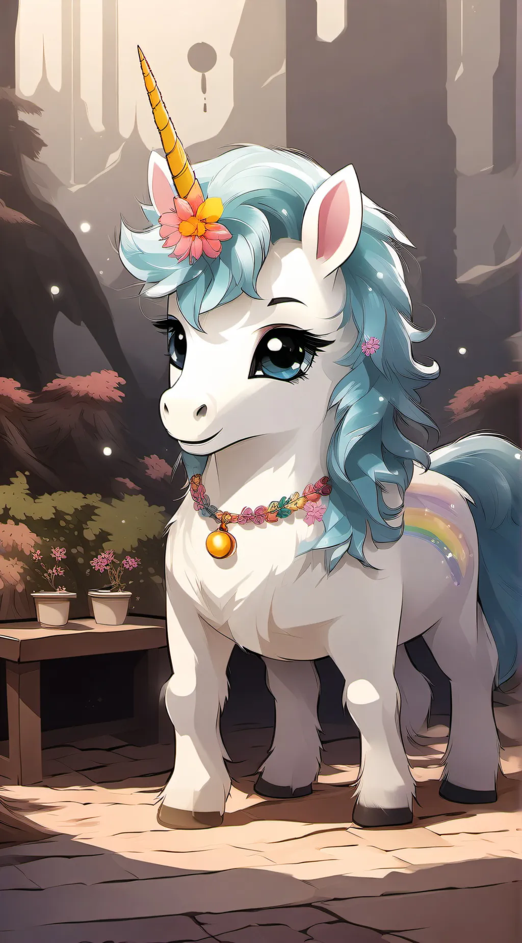 ai character: craftycorn background