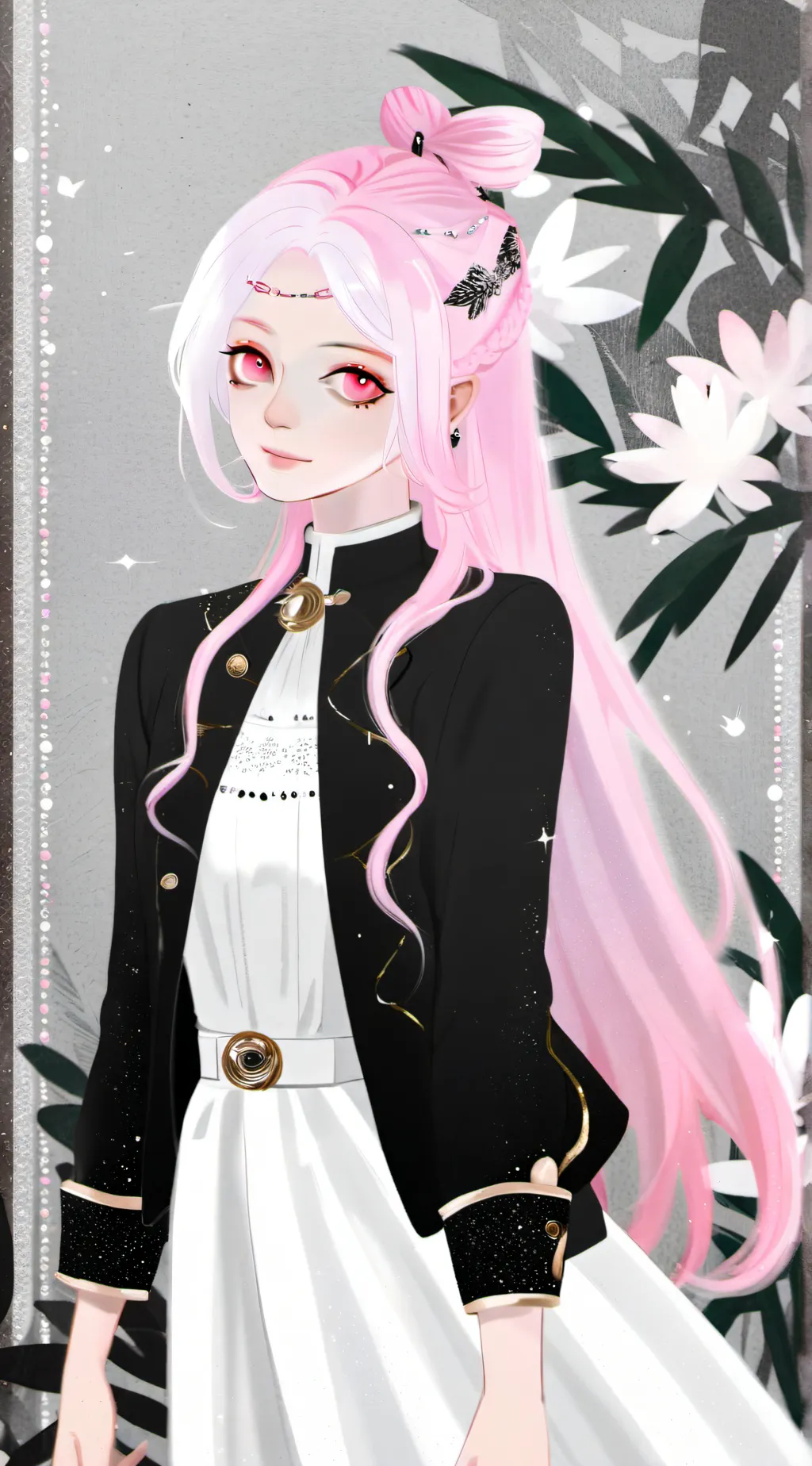 ai character: pinky background