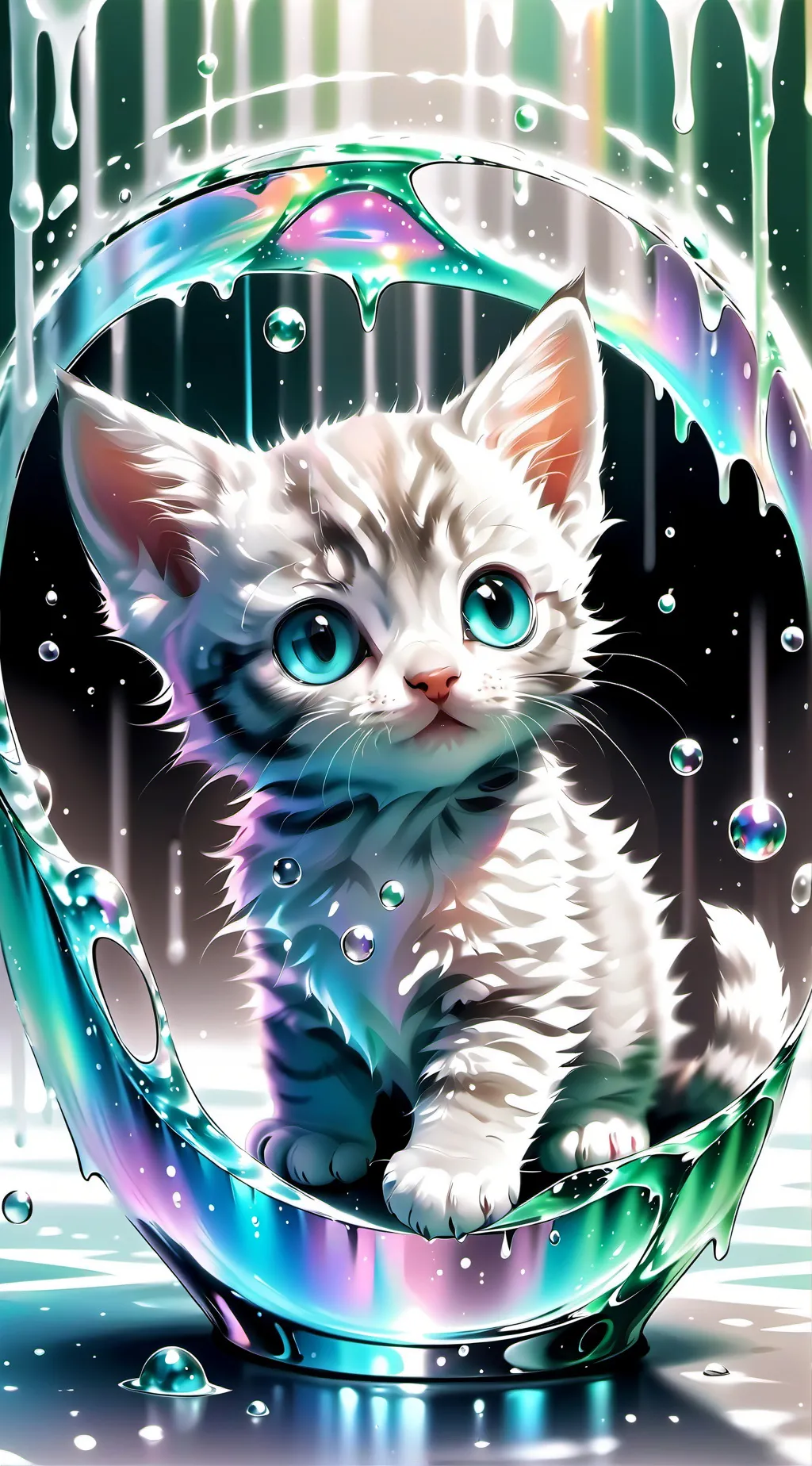 ai character: universe kitty background