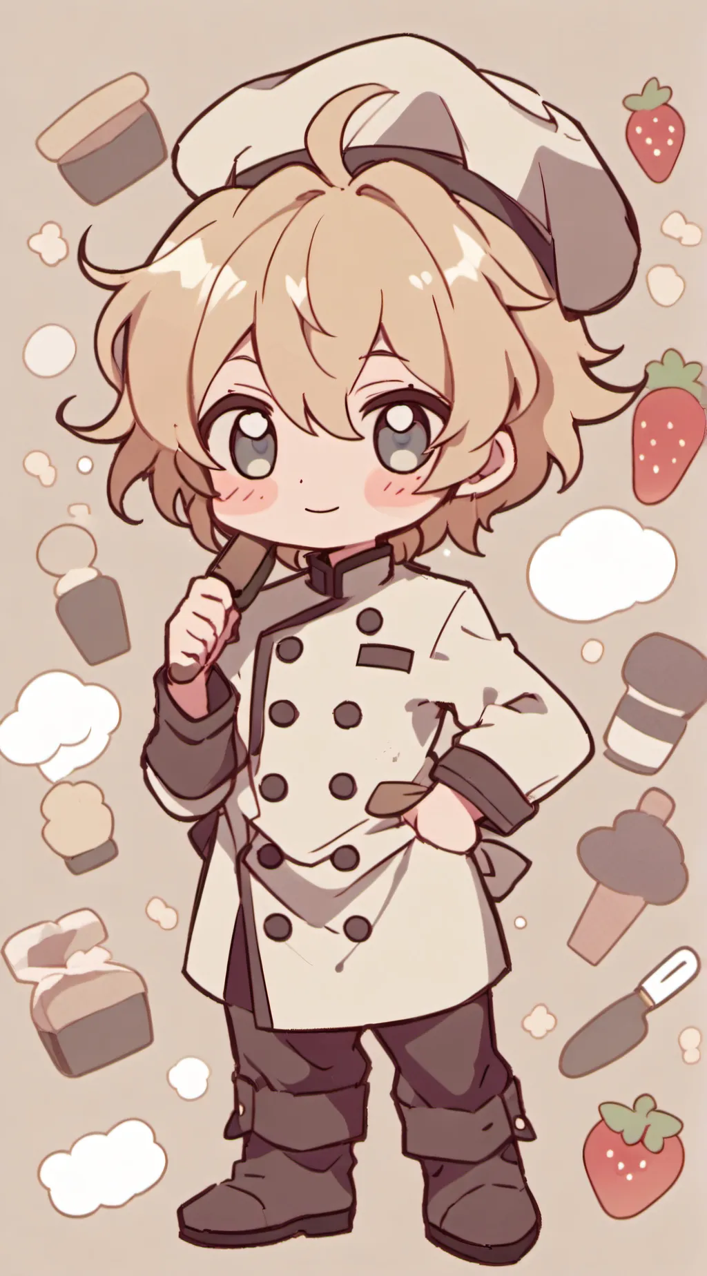 ai character: Mark background