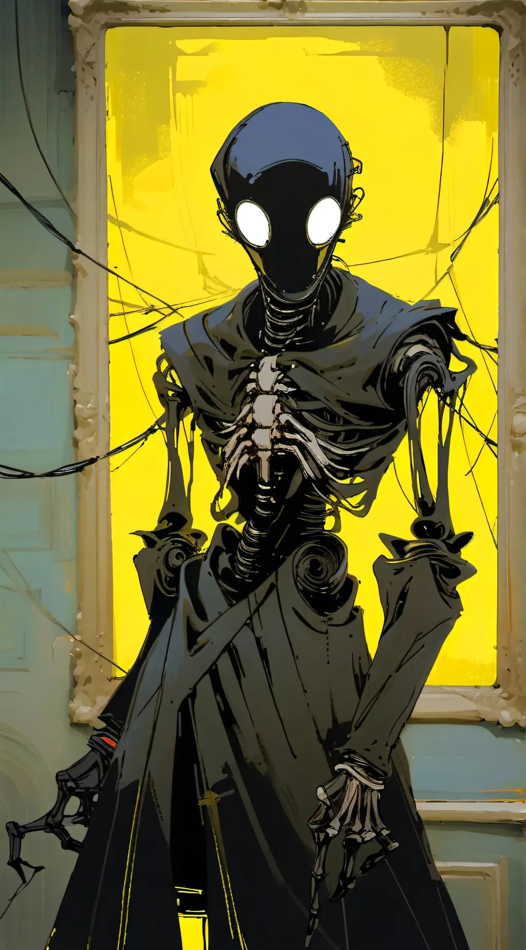 ai character: backrooms bacteria background