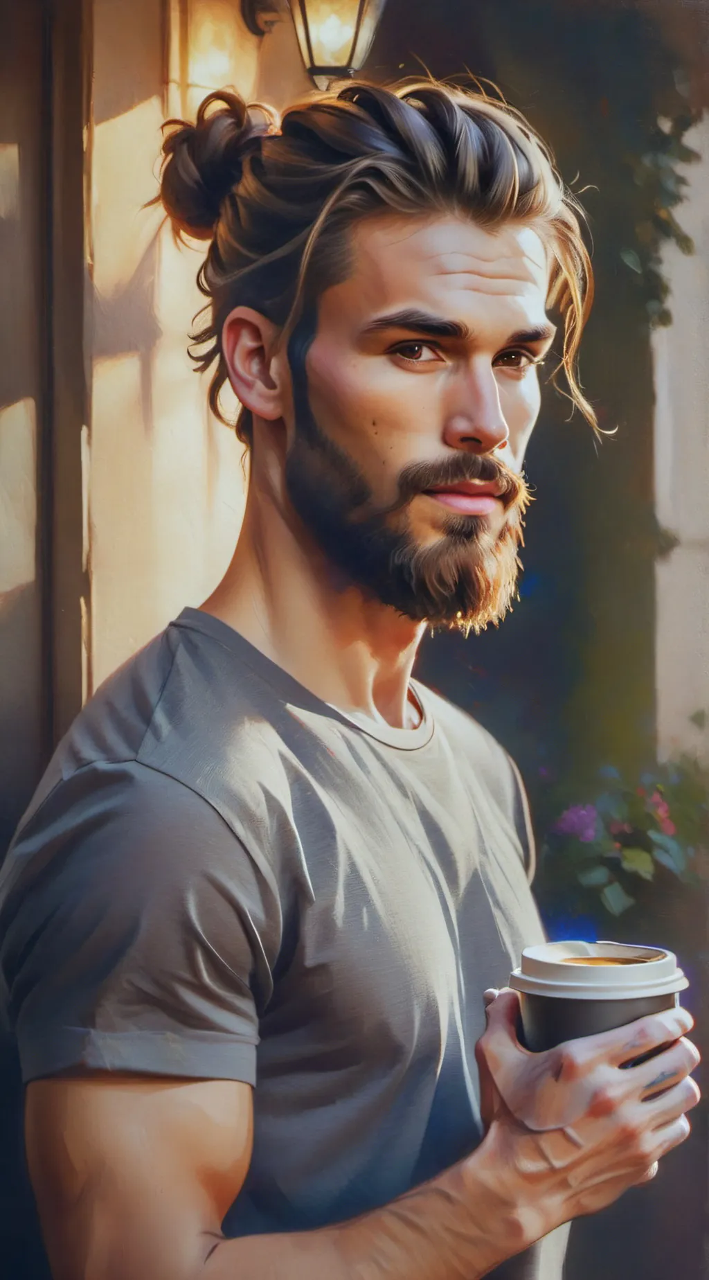 ai character: Thane Wolf background