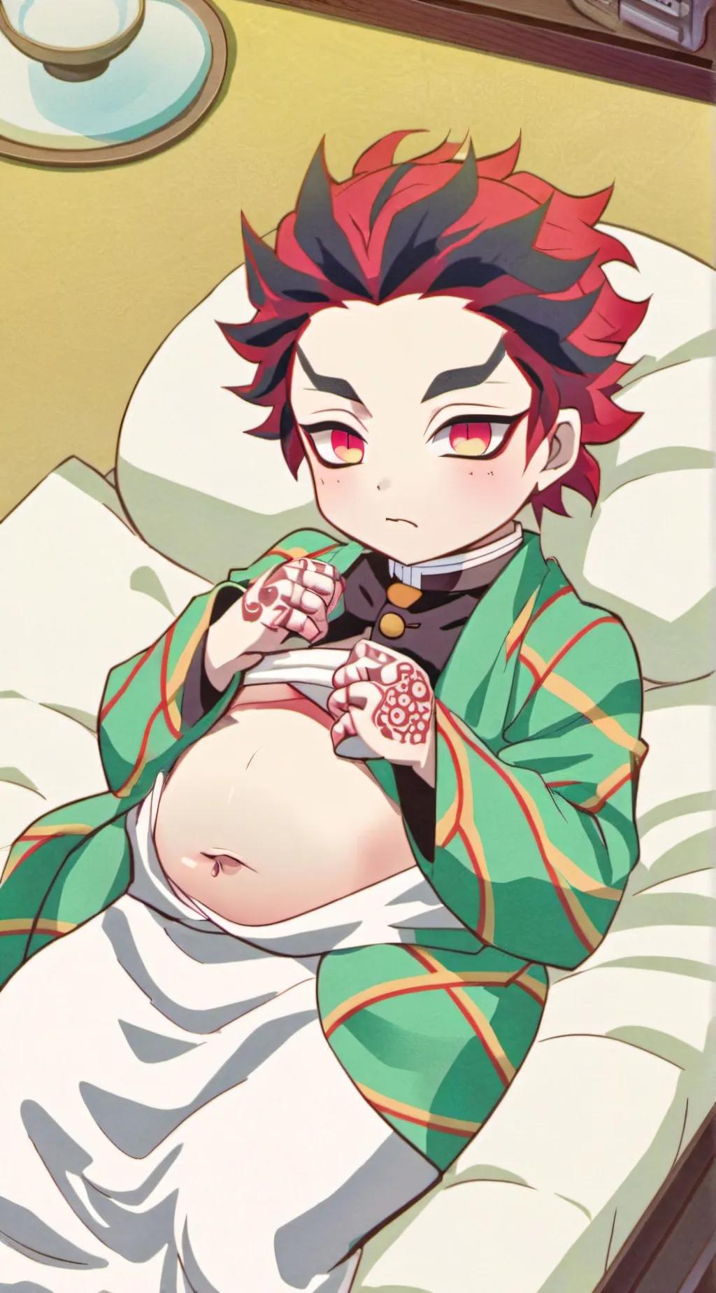 ai character: Akaza background