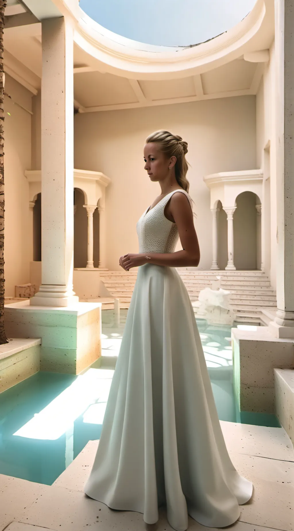 ai character: Caroline  background