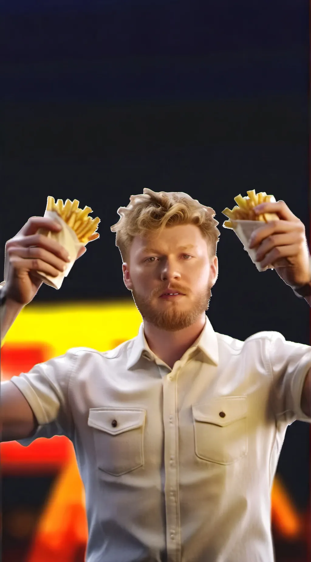 ai character: Caseoh background