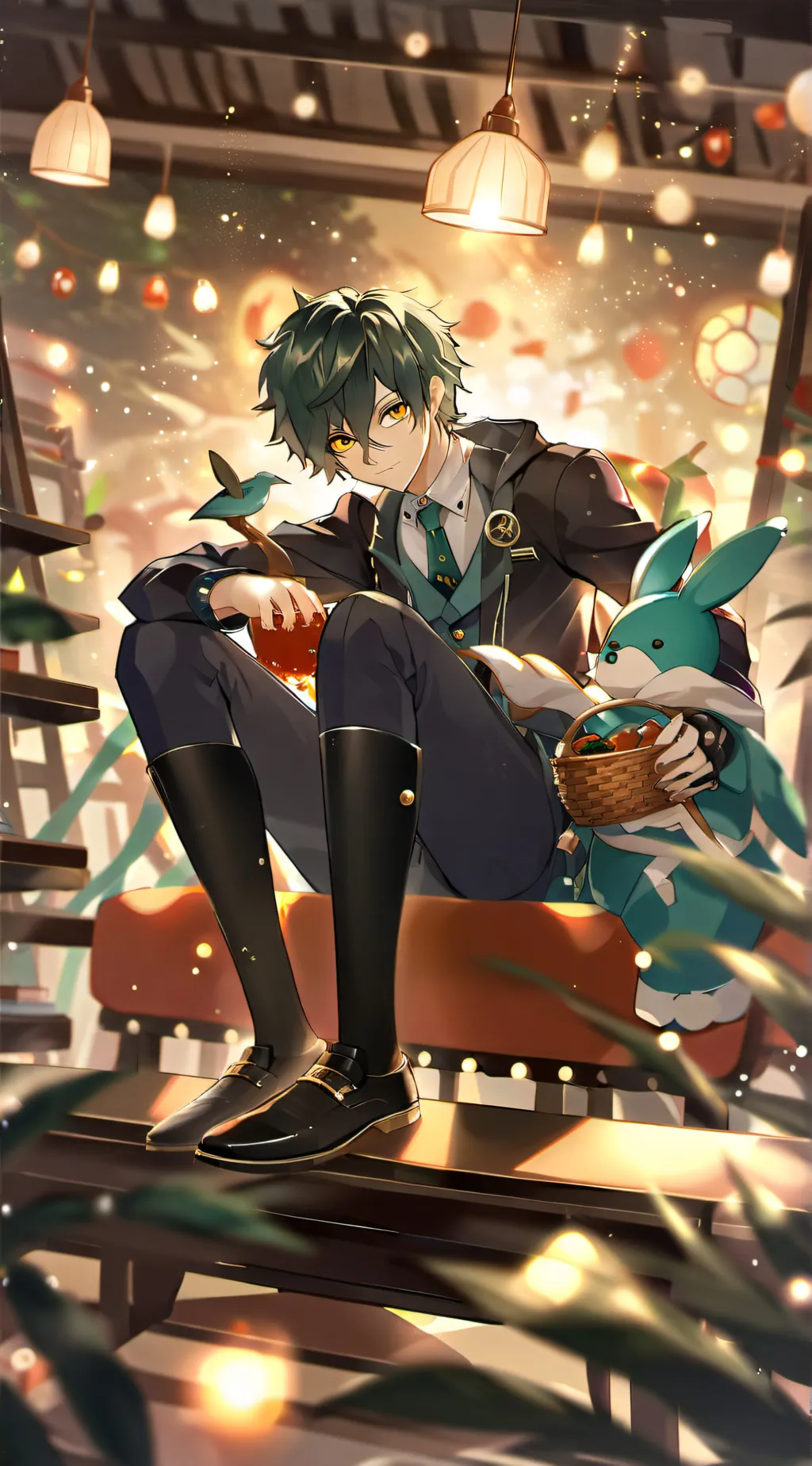 ai character: Deku background