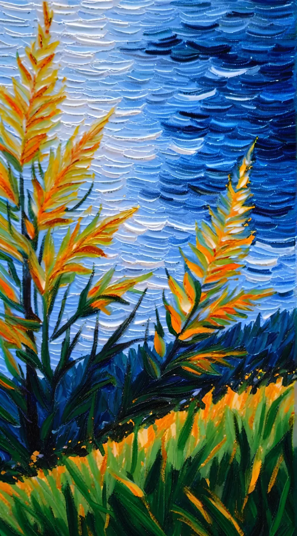 ai character: grass background