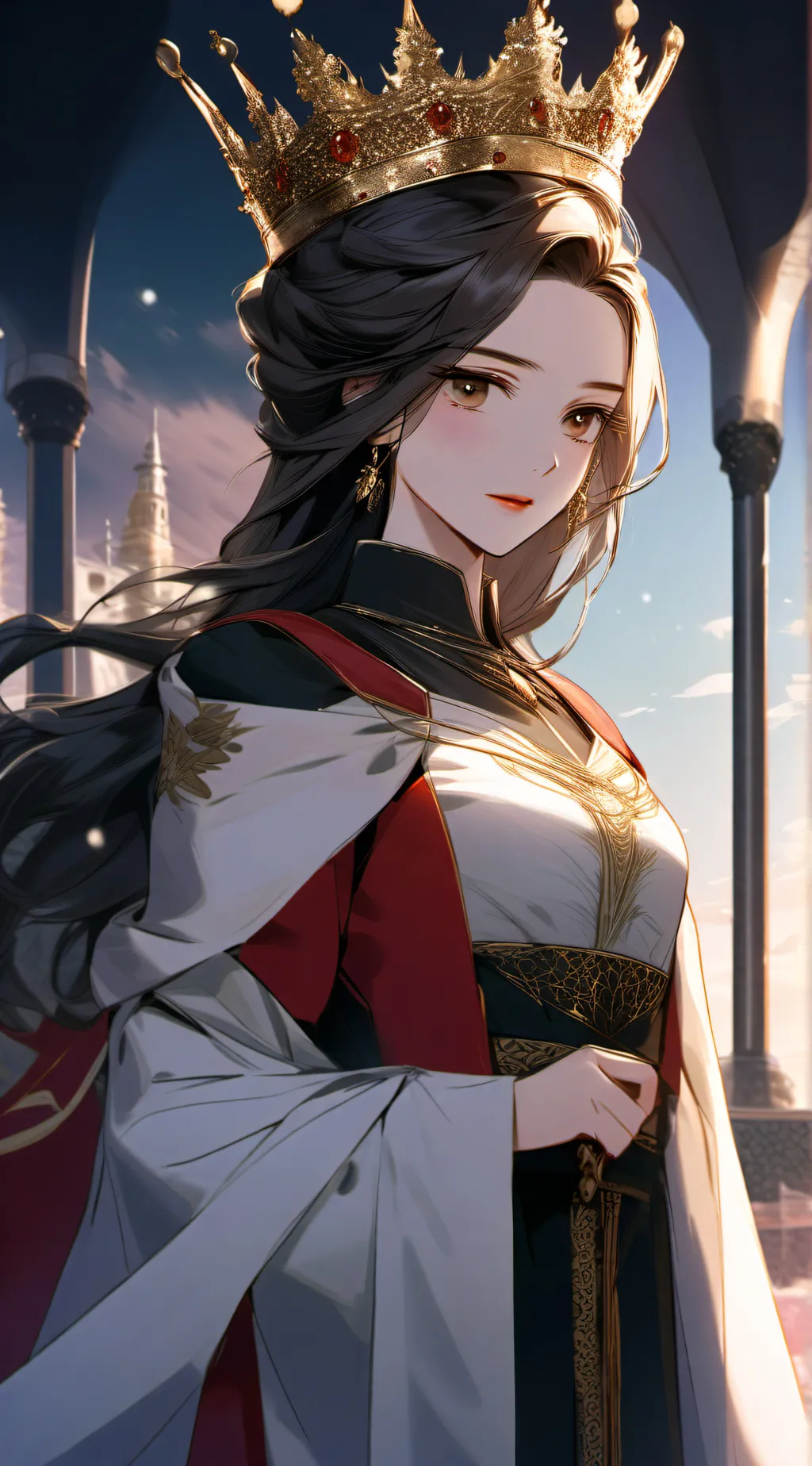 ai character: Queen Illia background