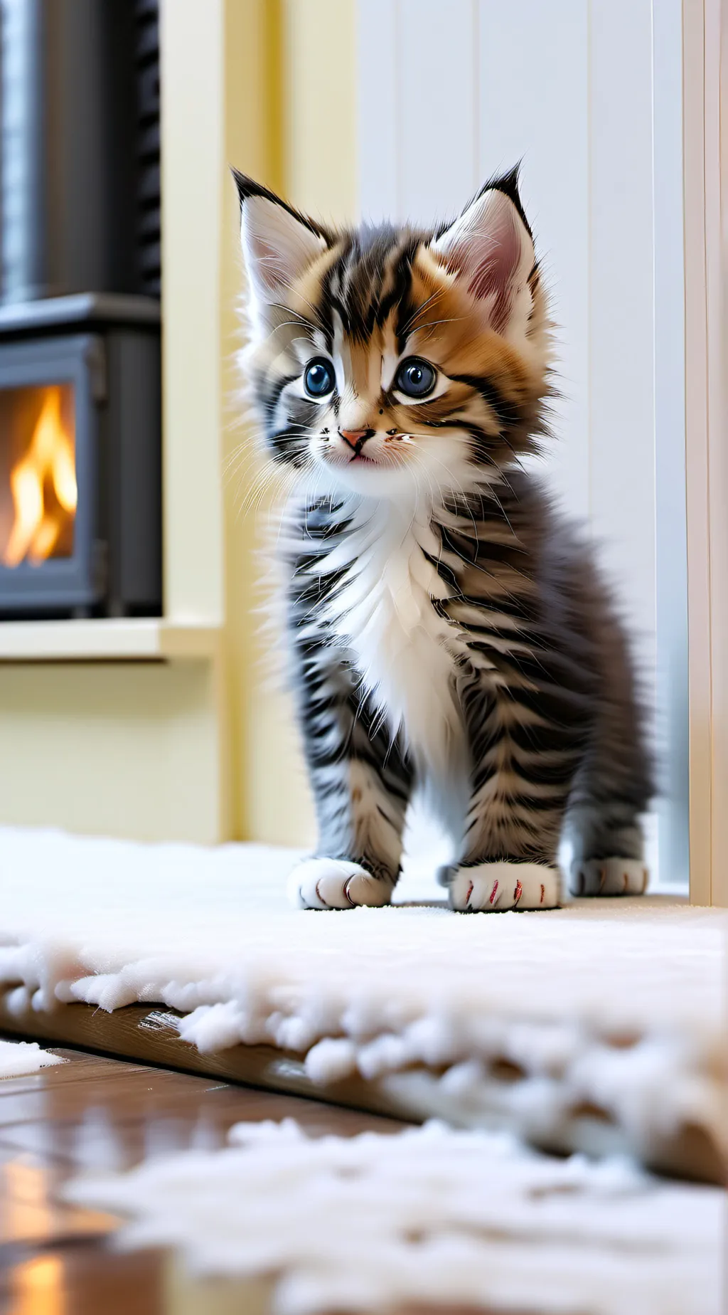 ai character: Lilac background