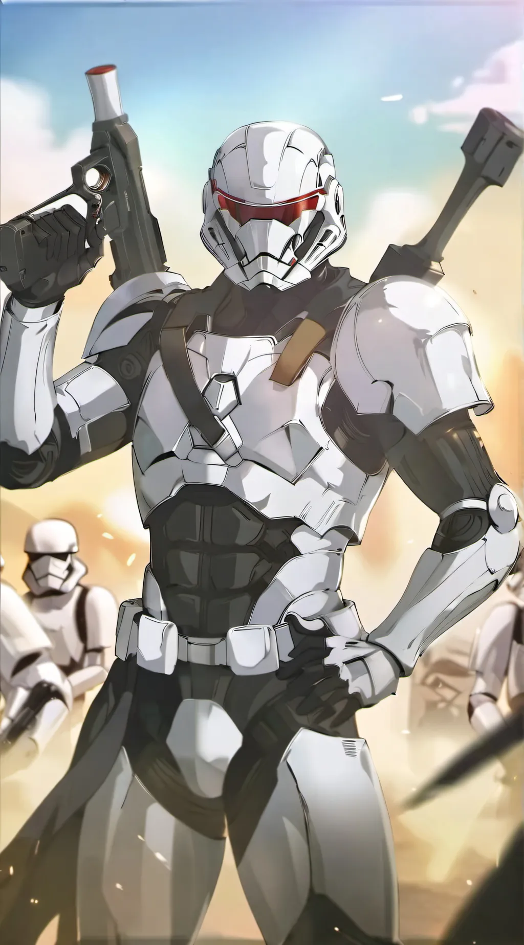 ai character: The Army Warrior background