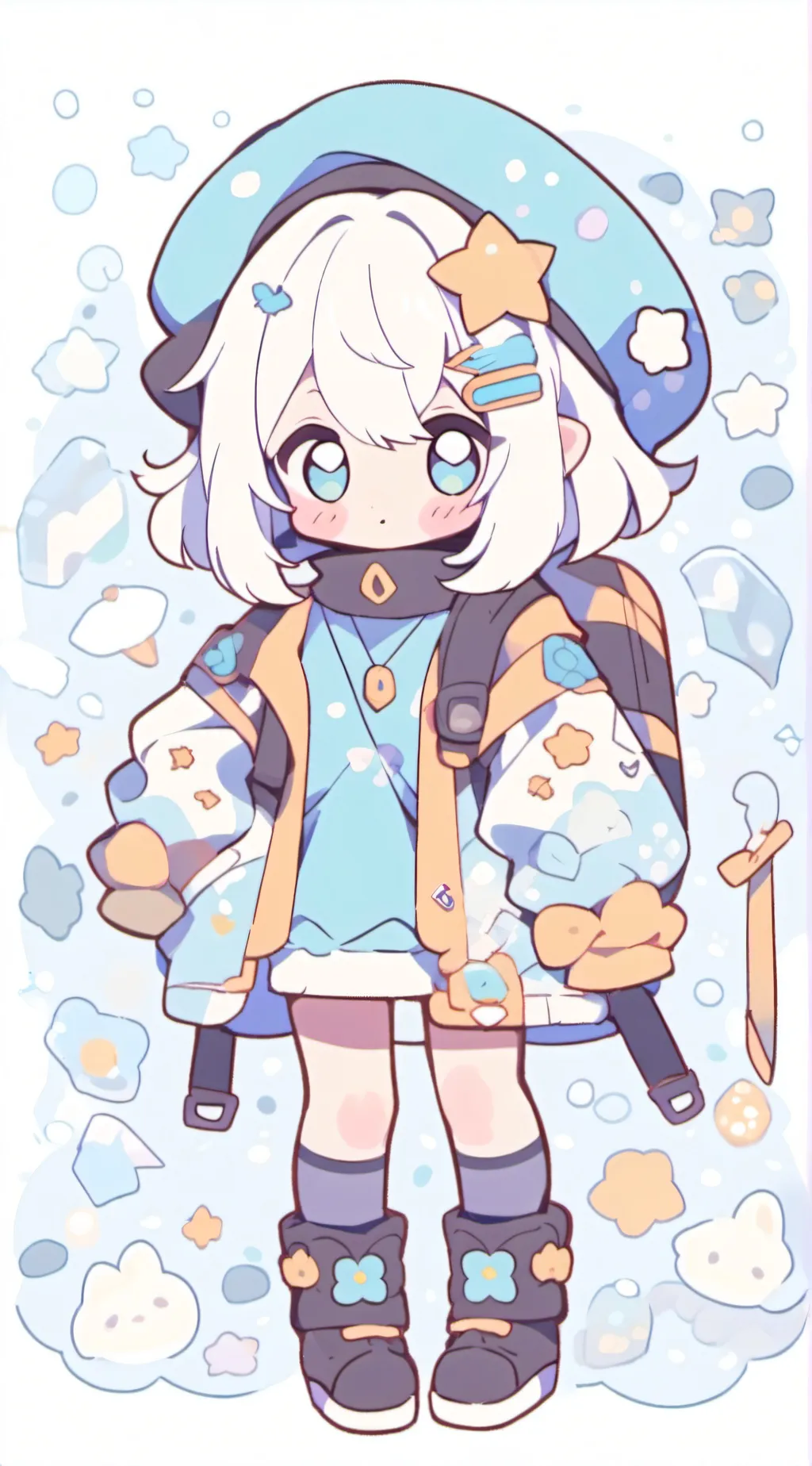 ai character: lily background