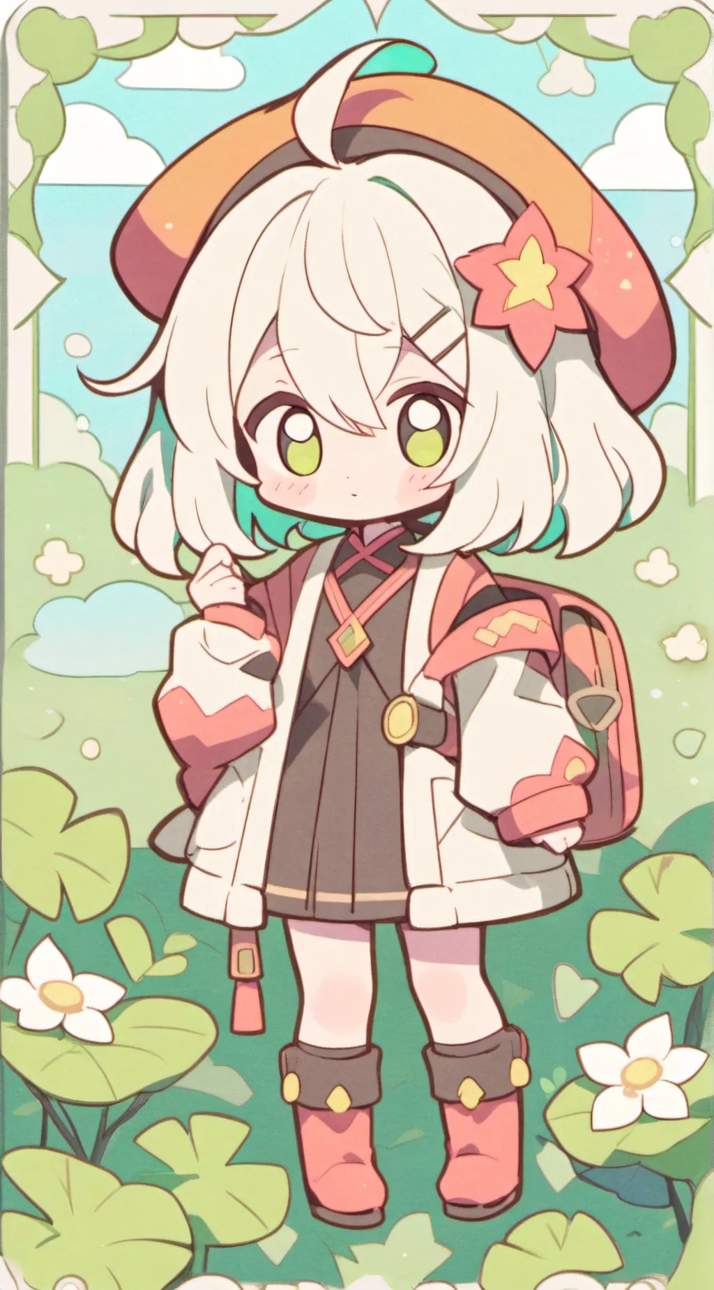 ai character: Lilly background