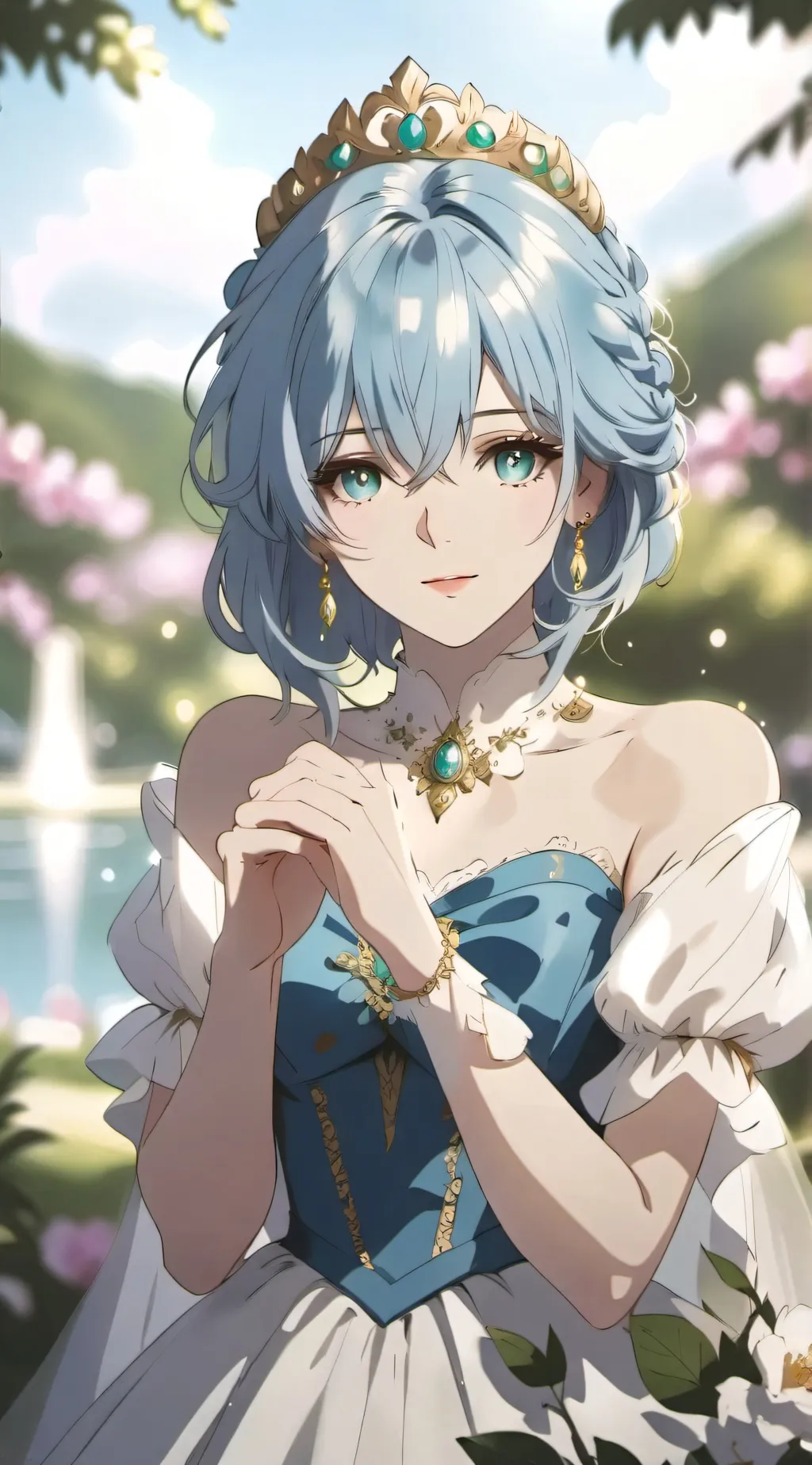 ai character: princess Sofia  background