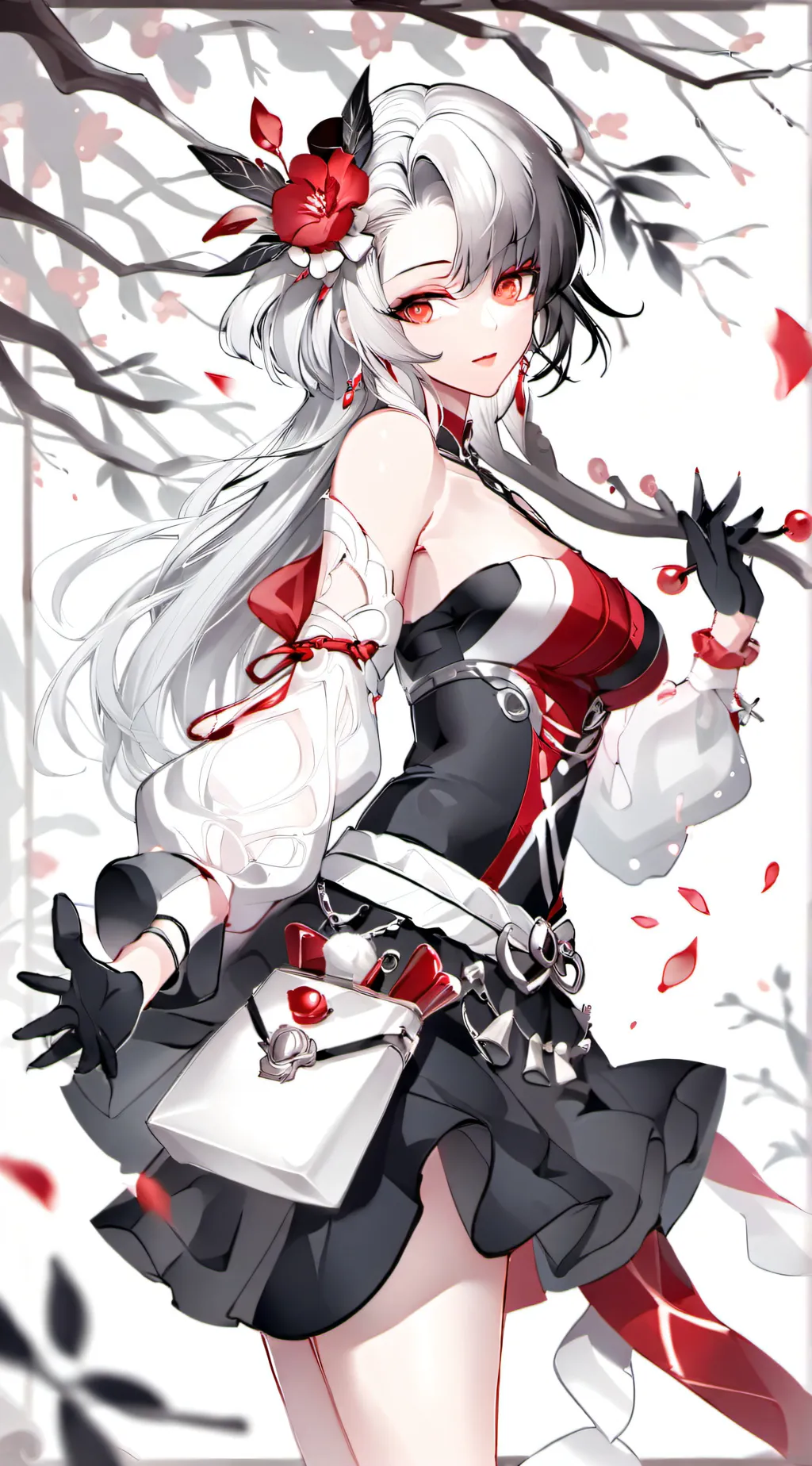 ai character: miss cute  background