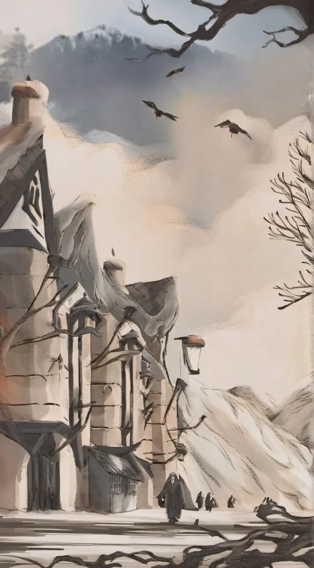 ai character: HOGWARTS BEBS background