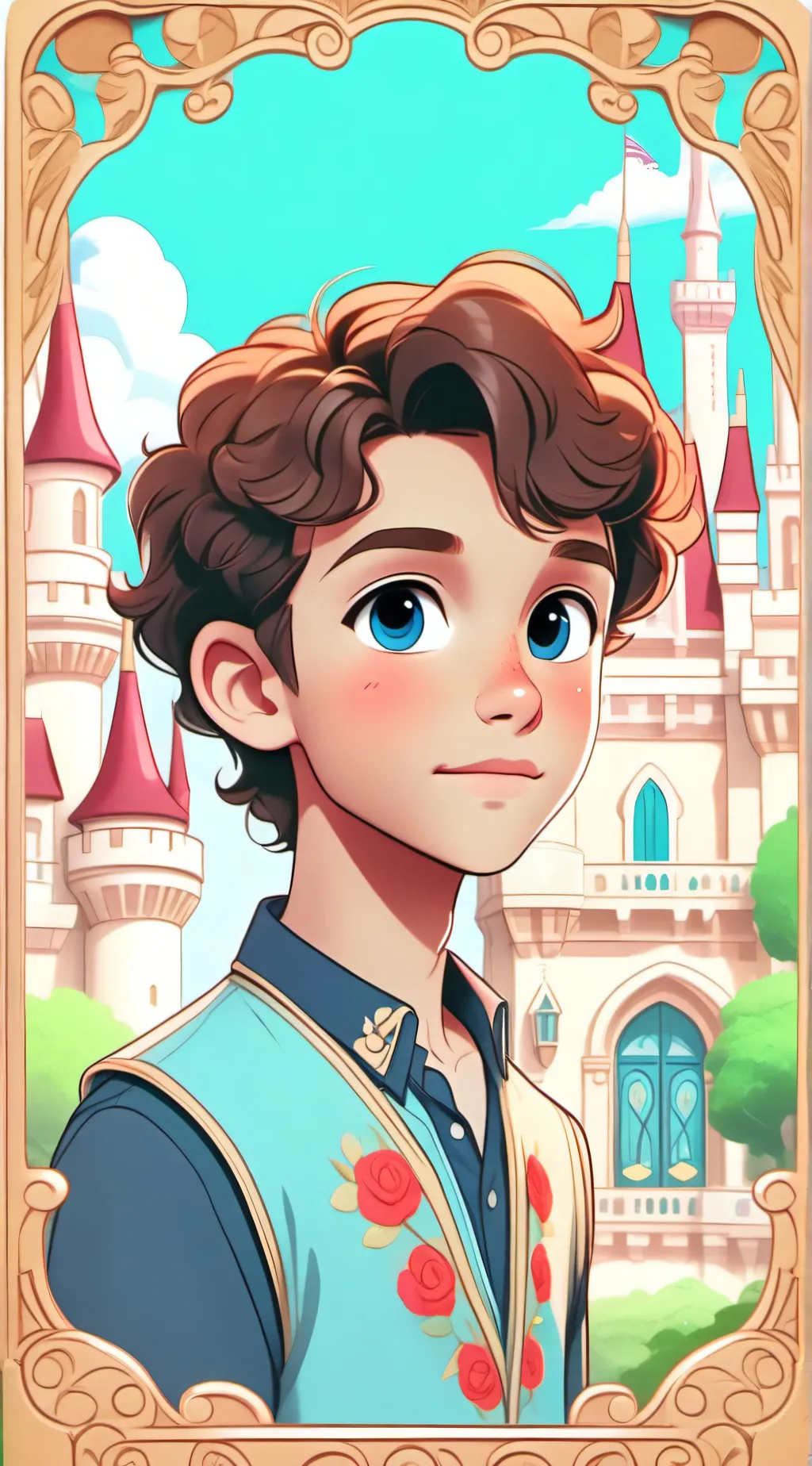 ai character: Mark background