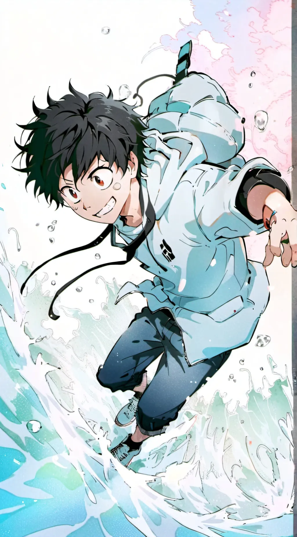 ai character: deku background