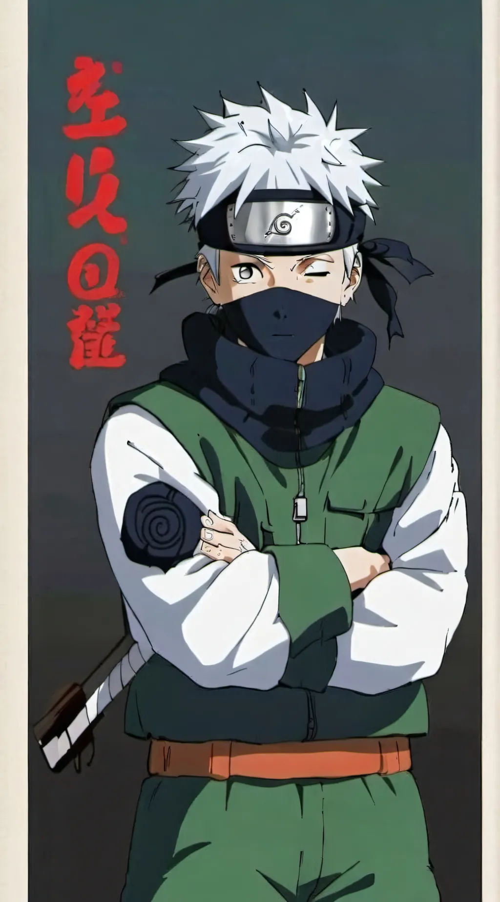 ai character: kakashi hatake background