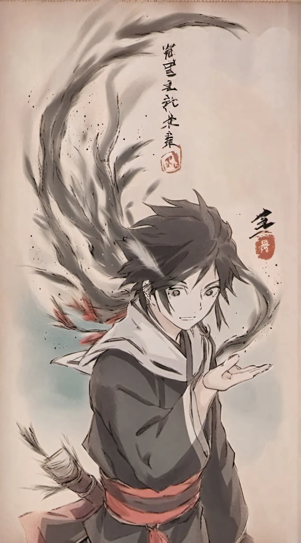 ai character: sanemi and giyuu background