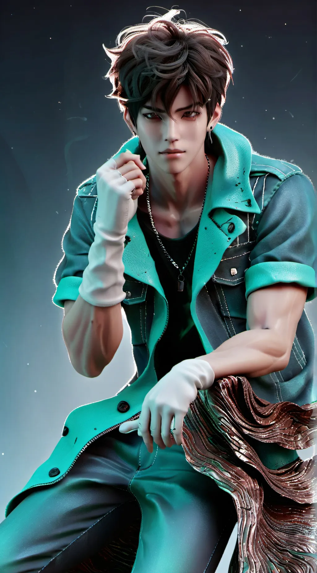 ai character: Leo background