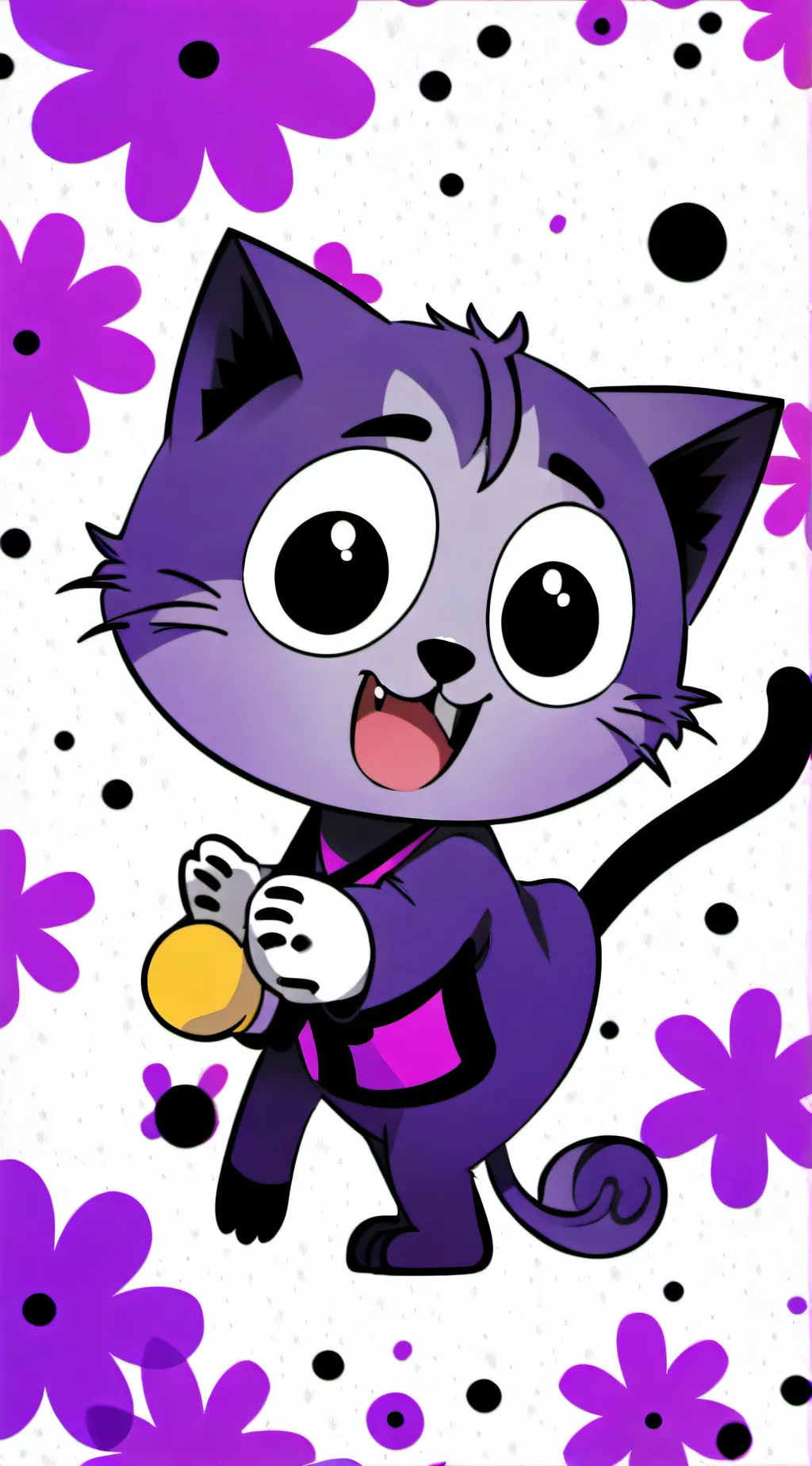 ai character: cat nap 🥰 background