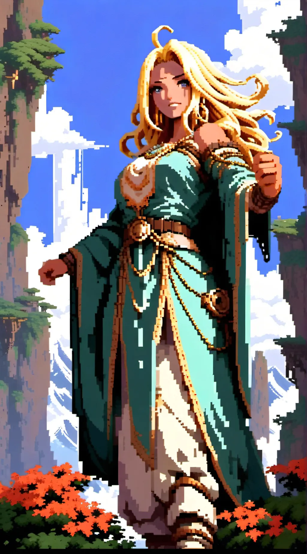 ai character: Giant alex background