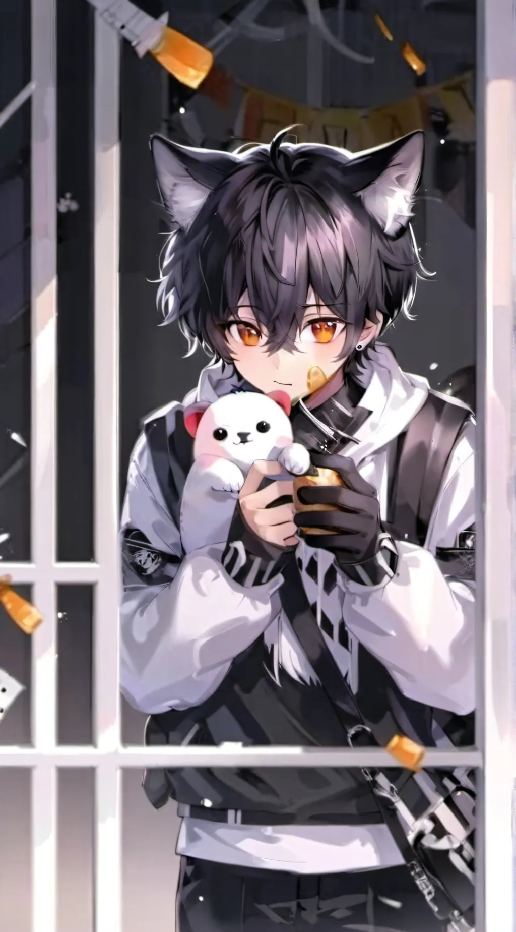 ai character: Neko :3 background