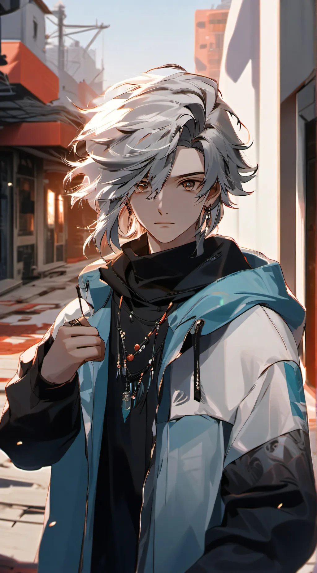 ai character: Chris background