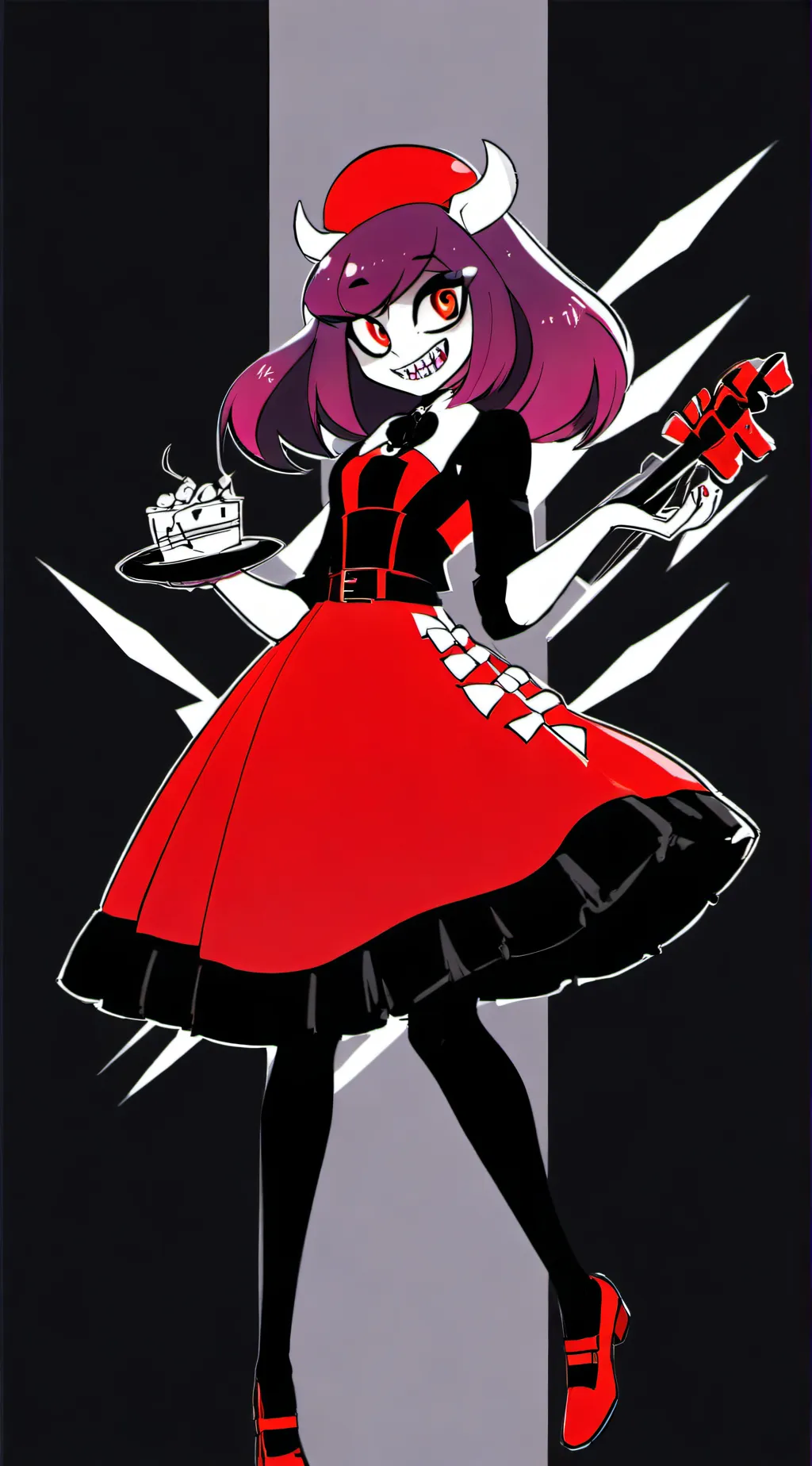 ai character: velvette background