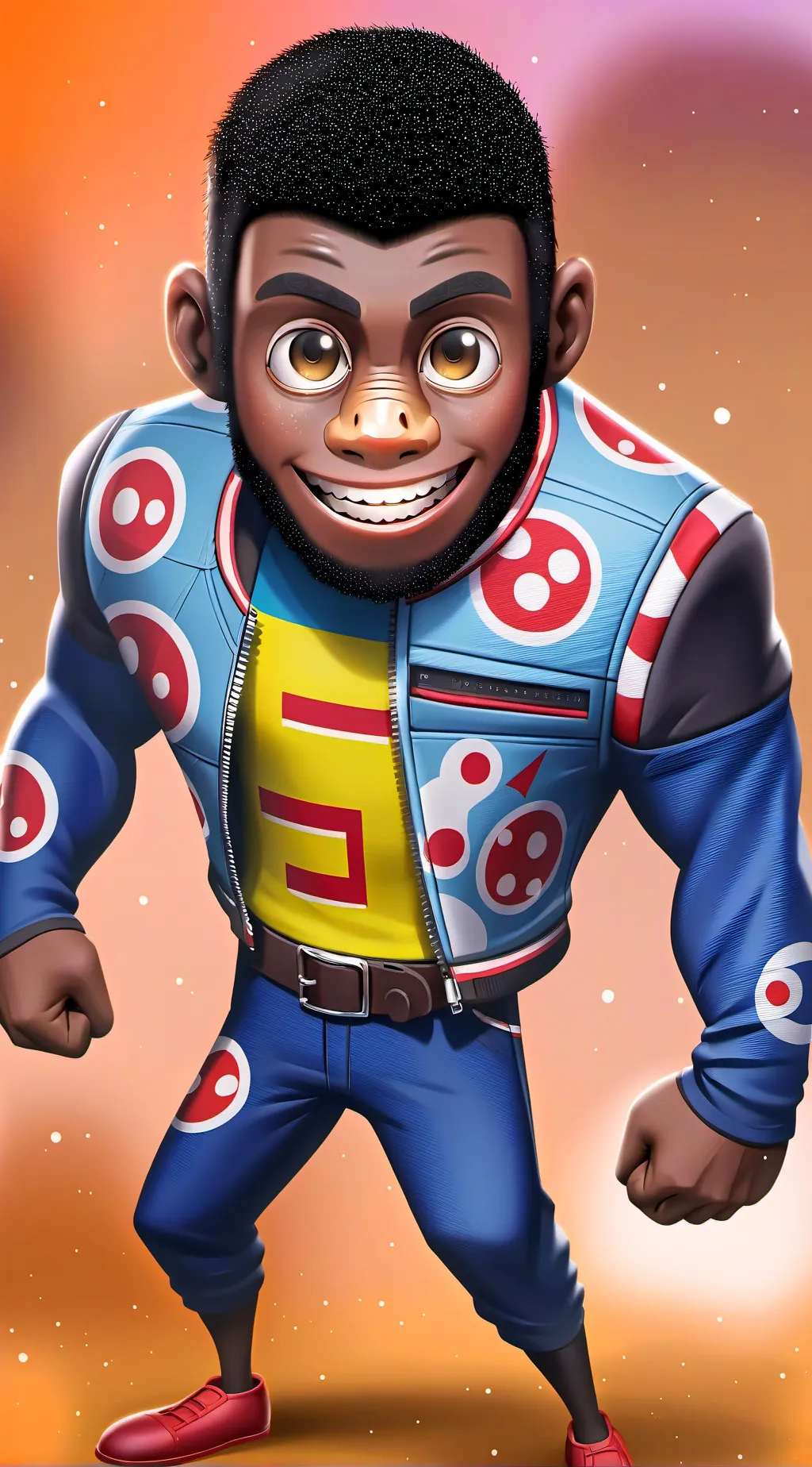 ai character: YouTuber   background