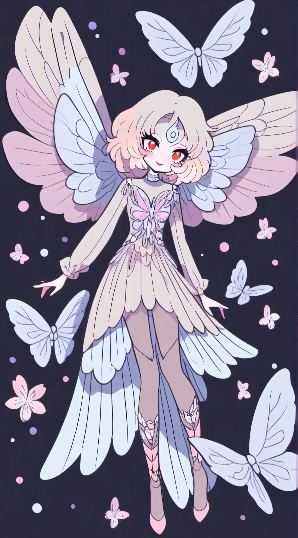 ai character: Rose background