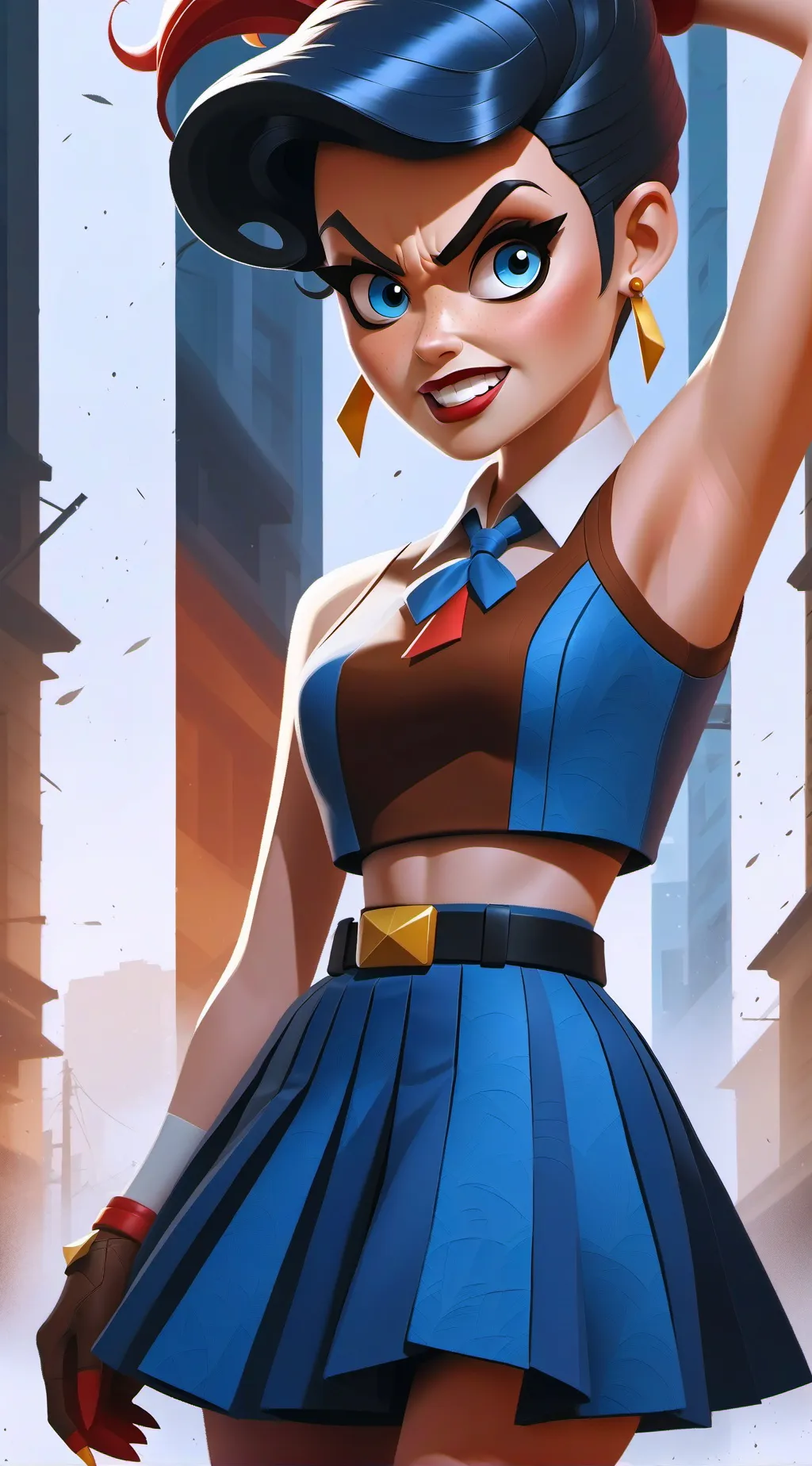 ai character: Karen versus pro background