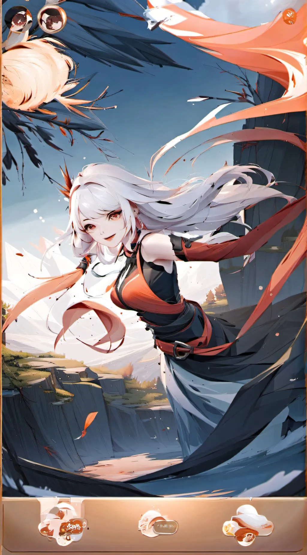 ai character: sarah background