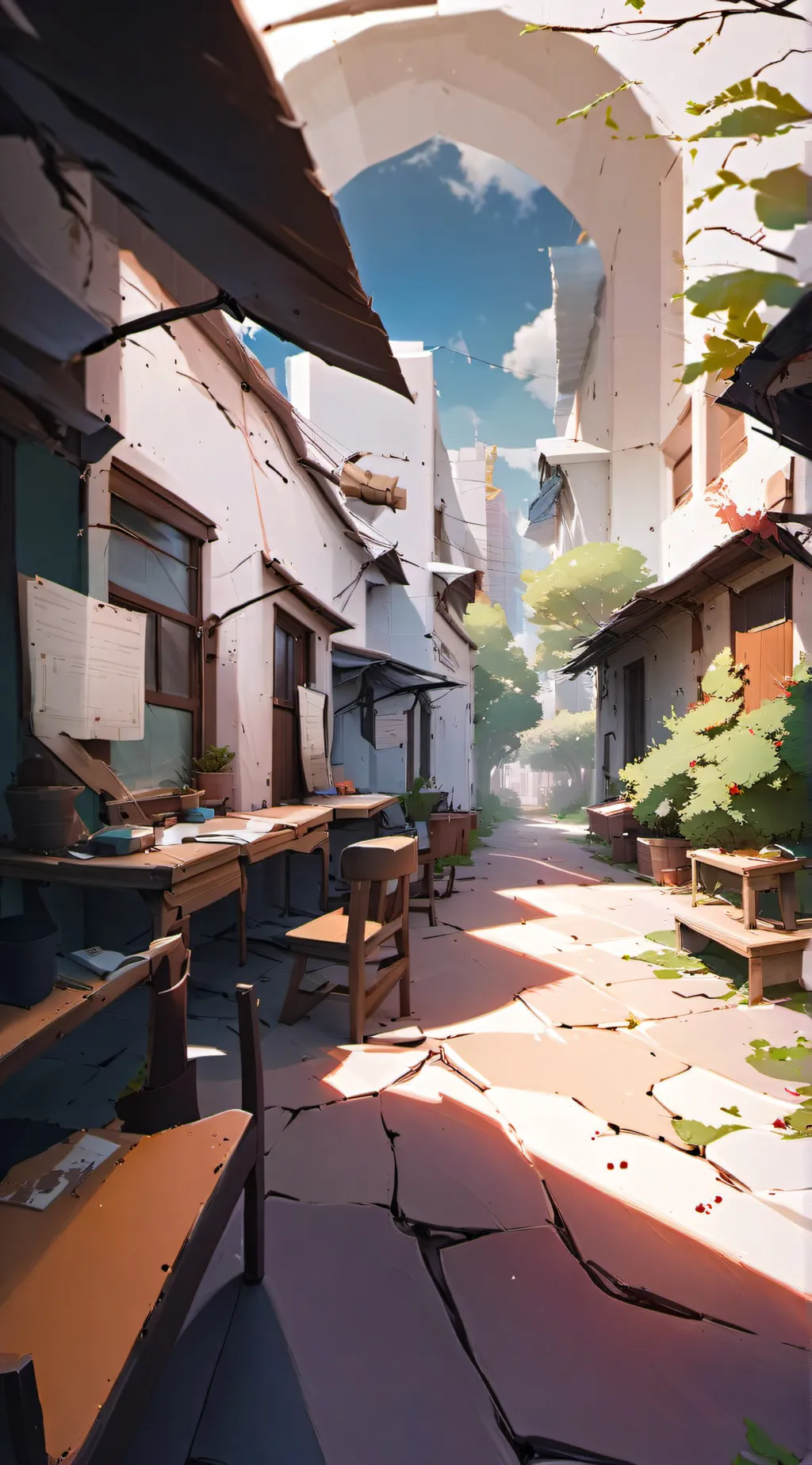 ai character: Revival background