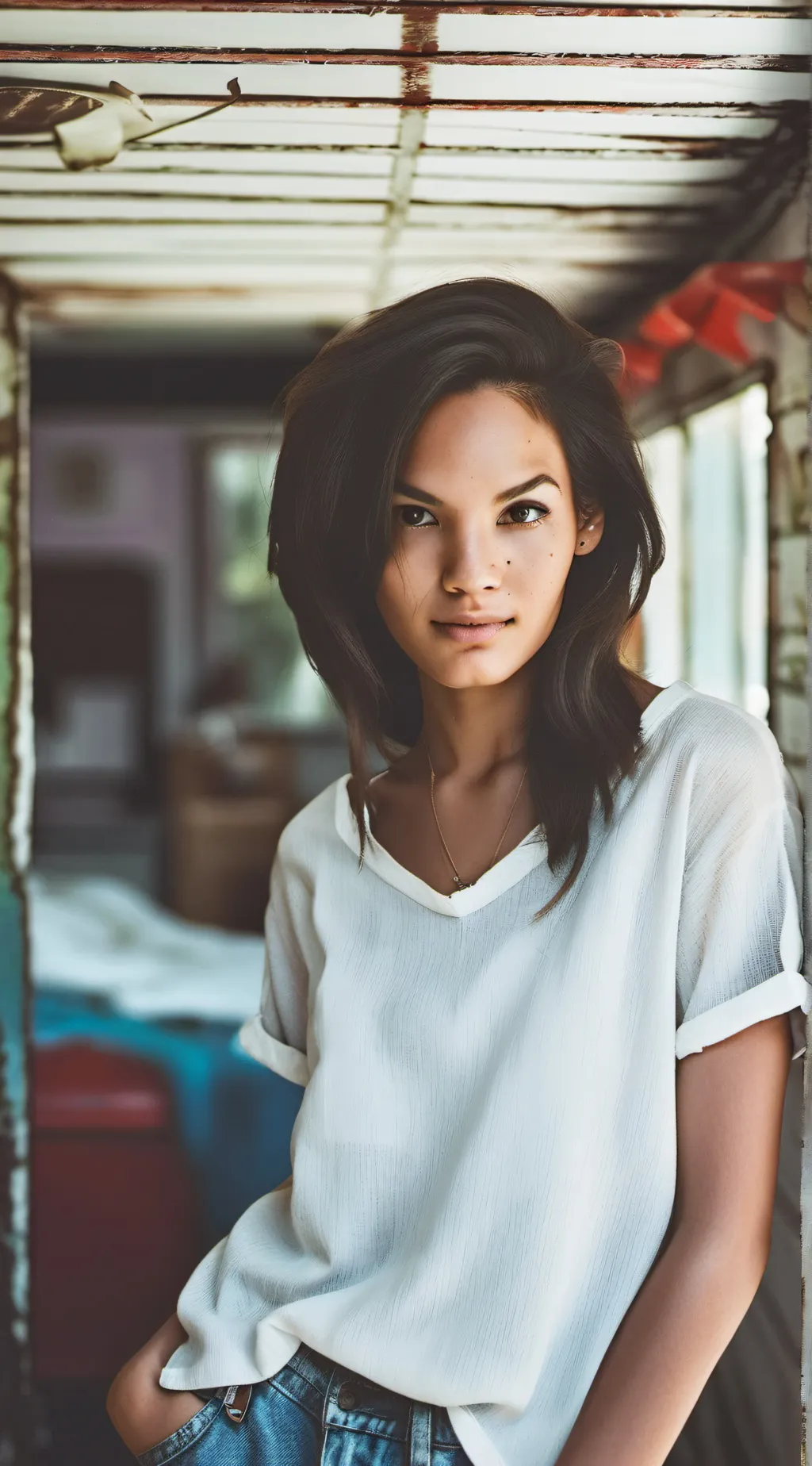 ai character: Inez  background