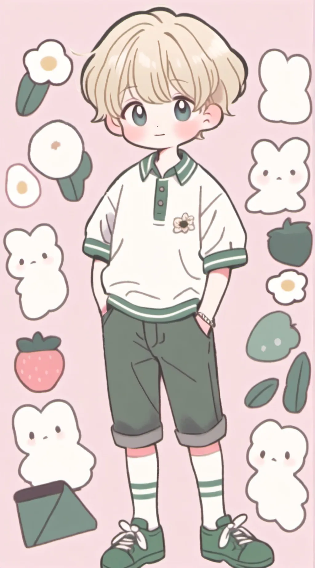 ai character: AIDEN BIRTHDAY! background